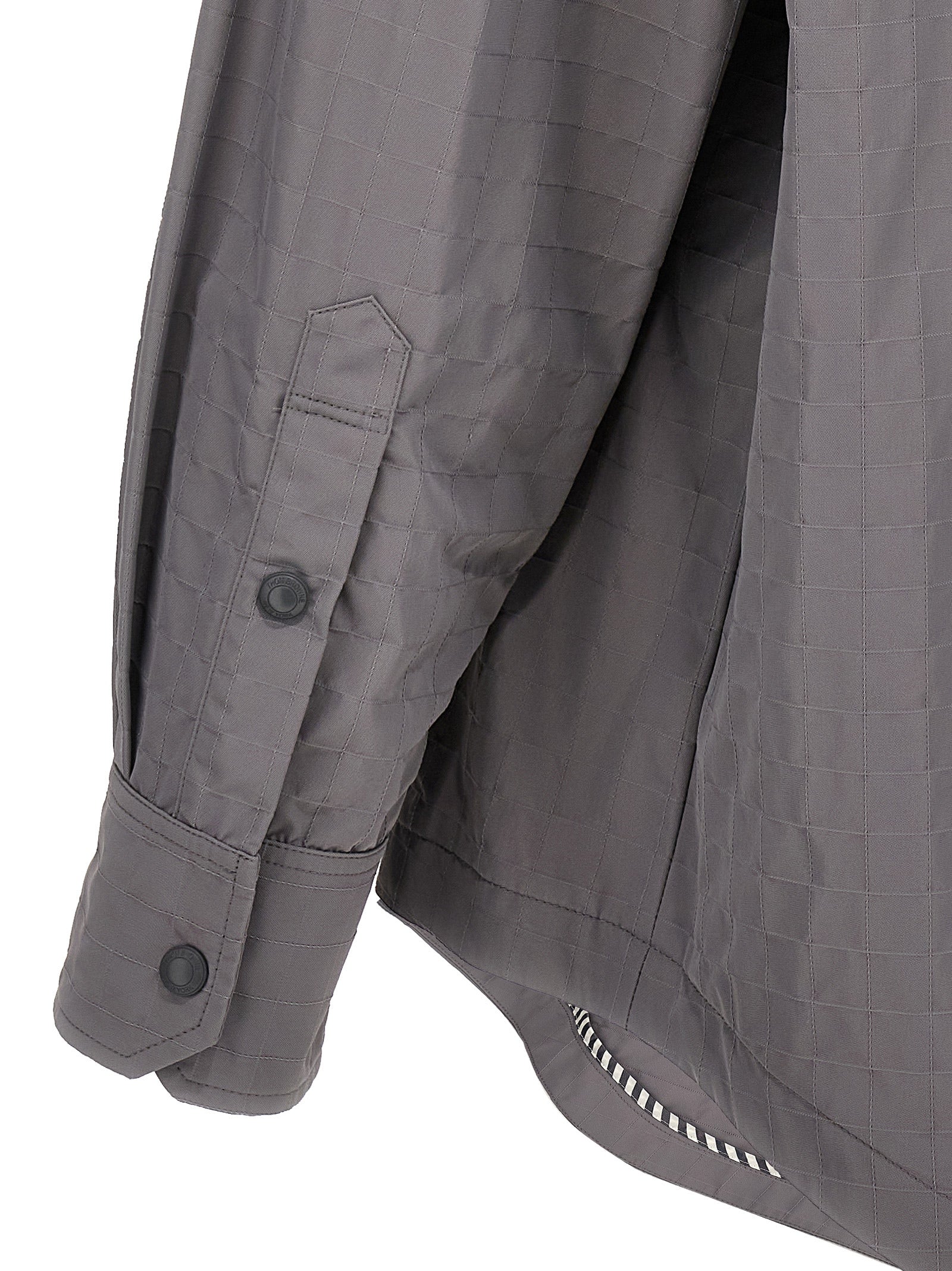Gray Polyamide Blouse