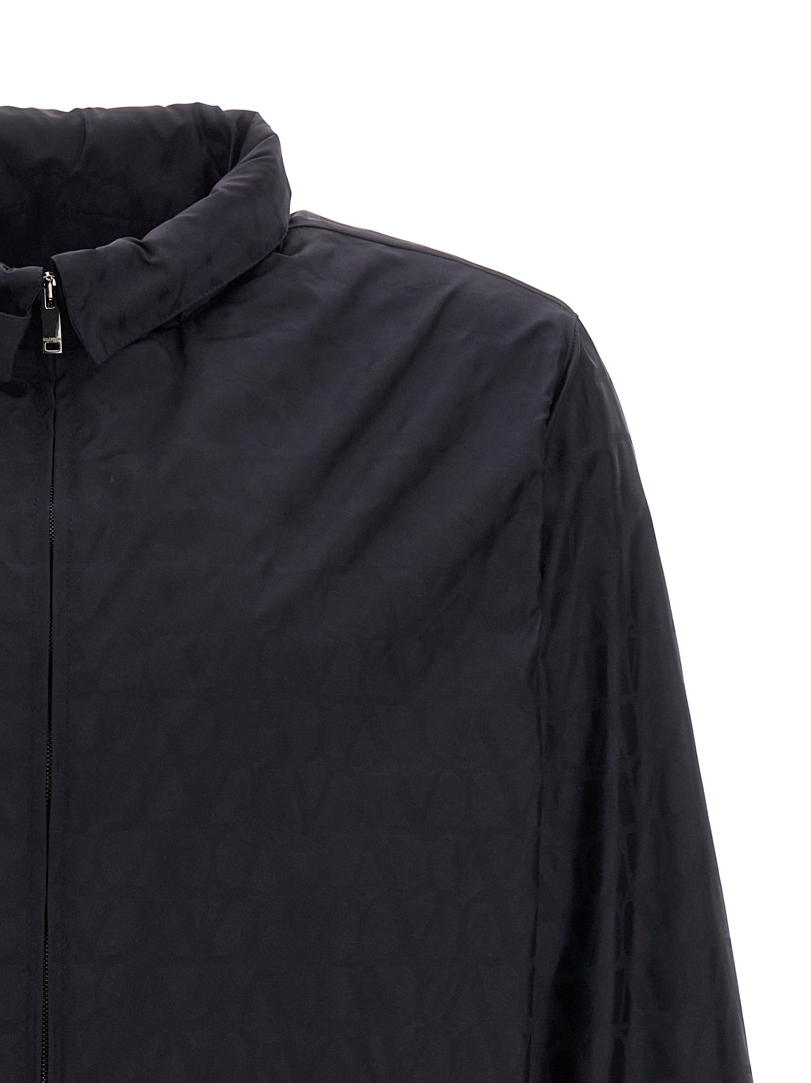Blue Polyamide Shell Jacket