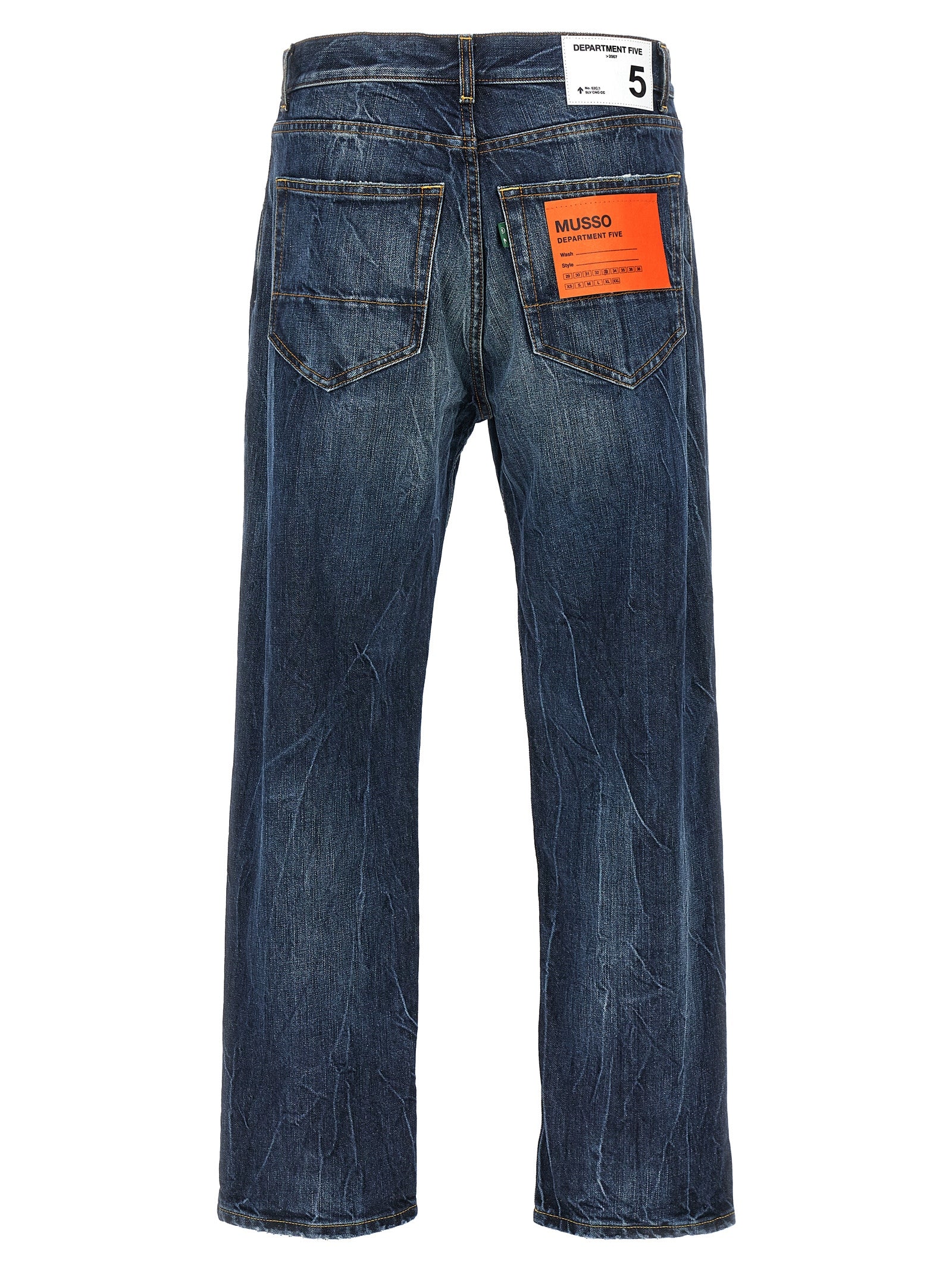 Blue Cotton Jeans Denim