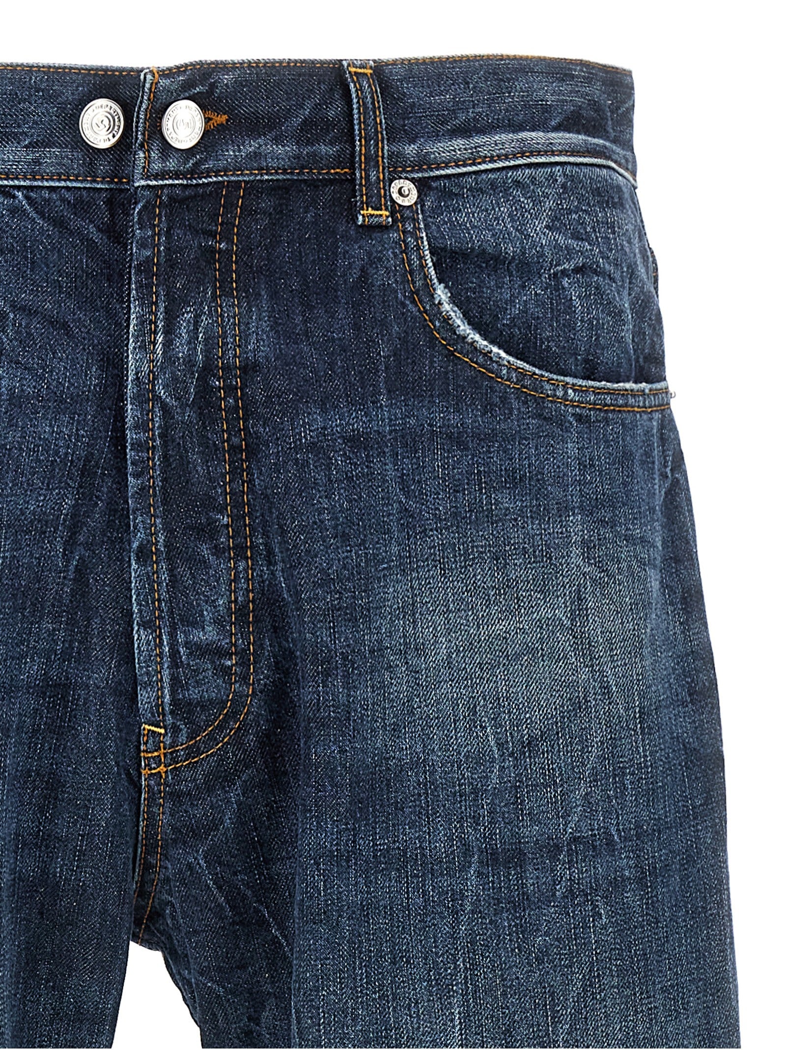 Blue Cotton Jeans Denim