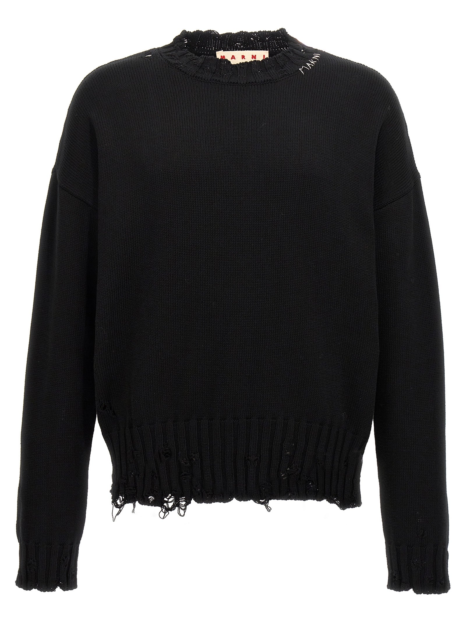 Black Cotton Cardigan