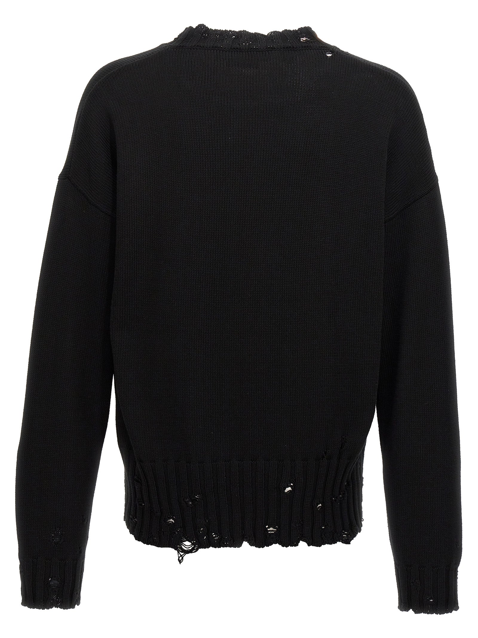 Black Cotton Cardigan