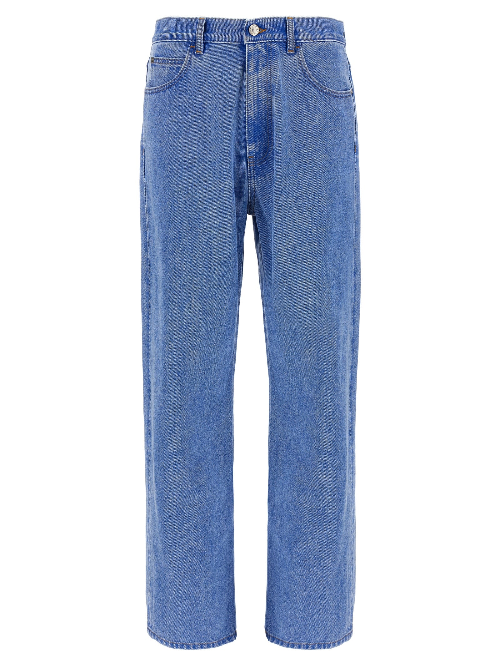 Blue Cotton Jeans Denim