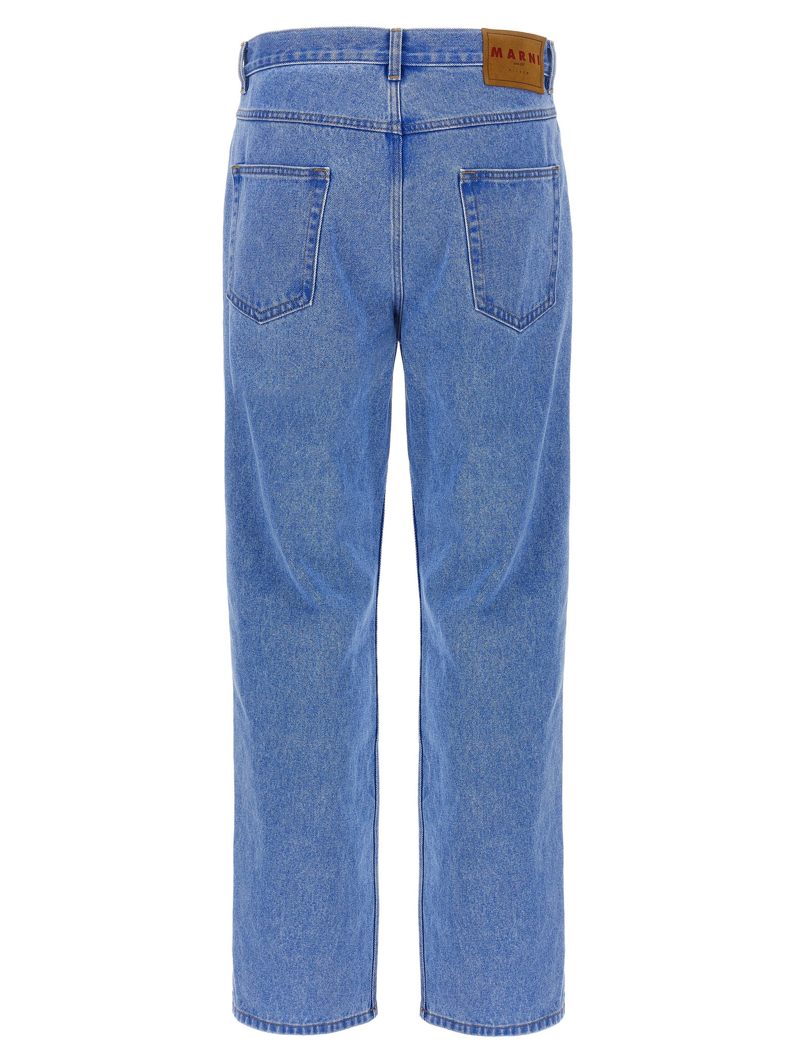 Blue Cotton Jeans Denim