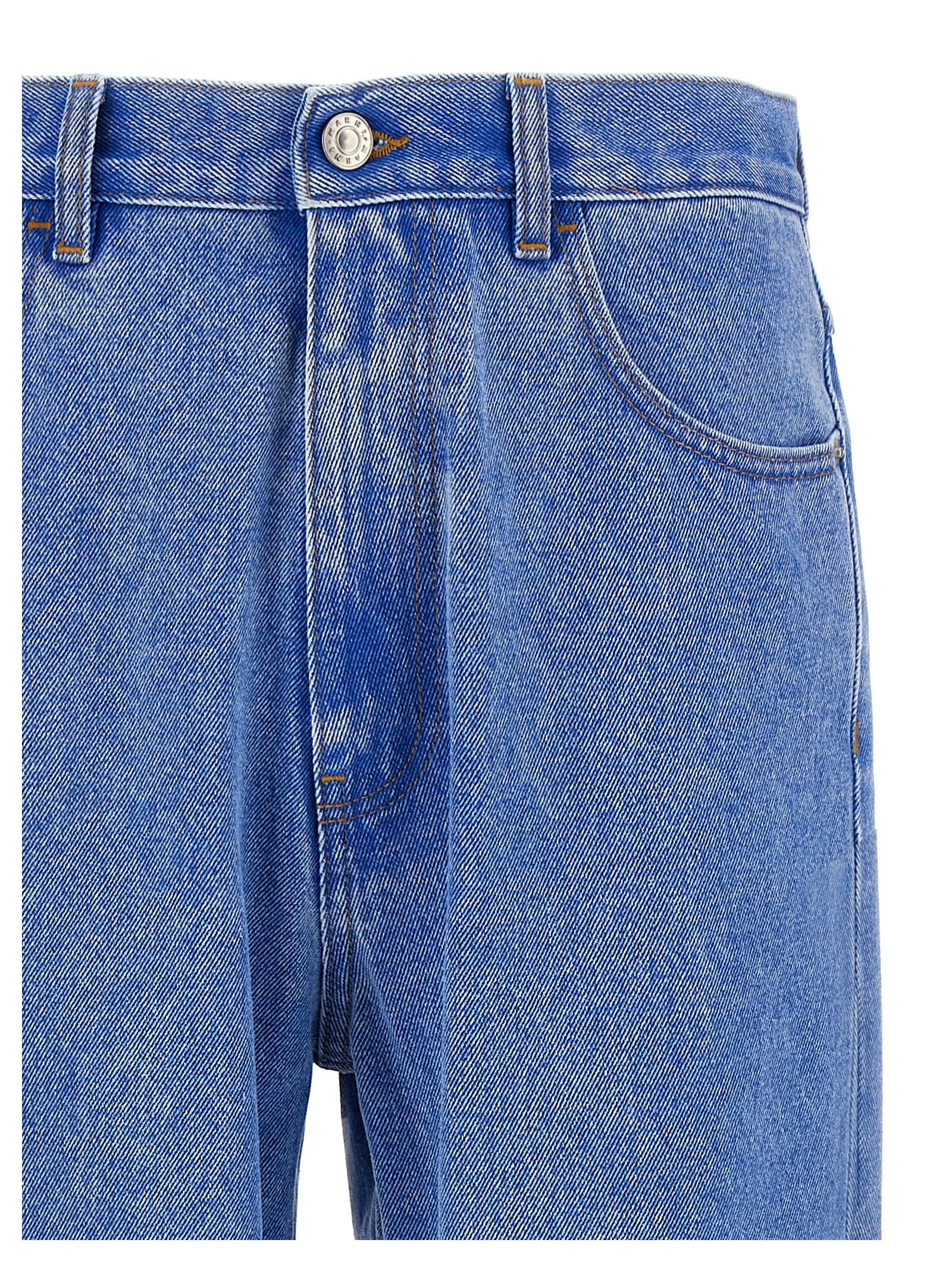 Blue Cotton Jeans Denim