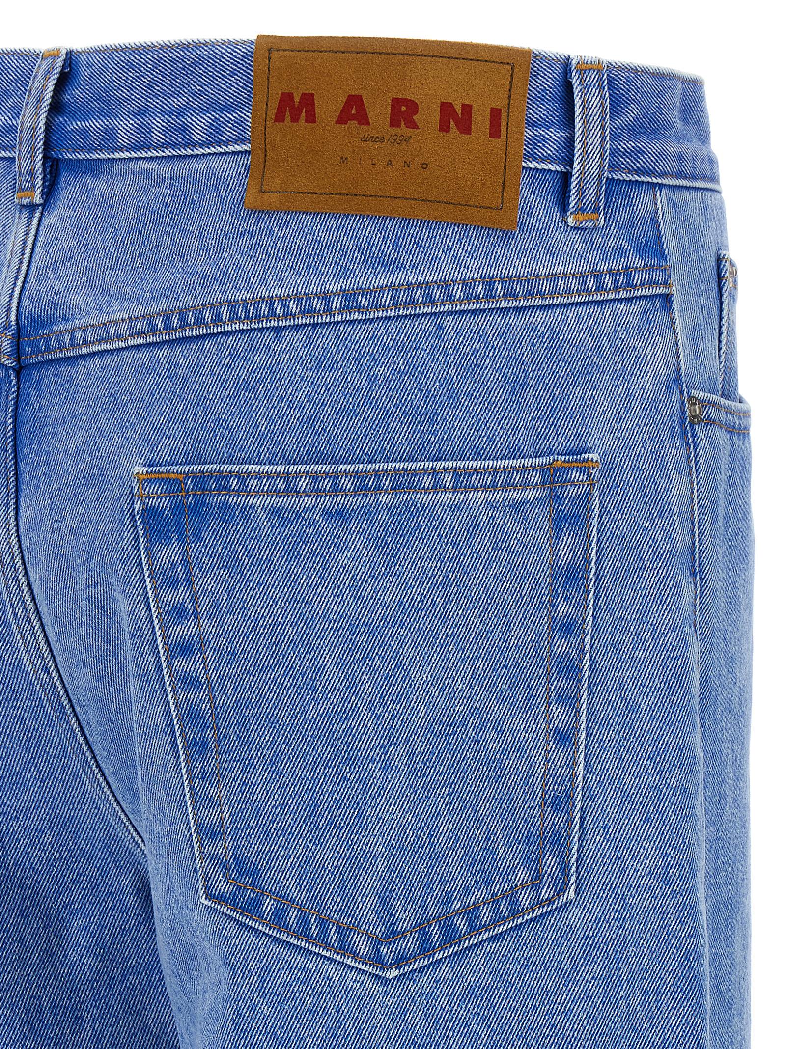 Blue Cotton Jeans Denim
