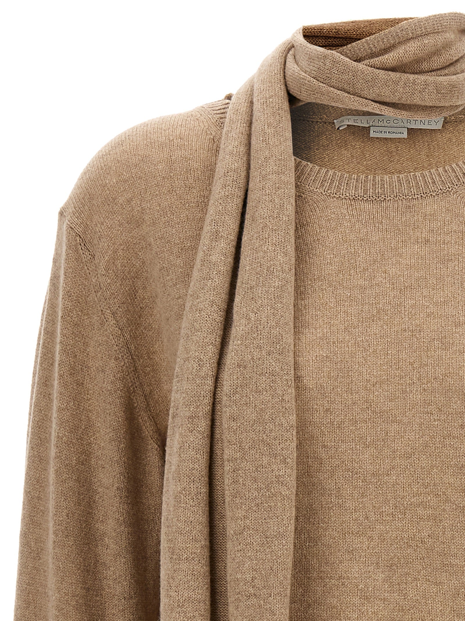 Beige Cashmere Cardigan