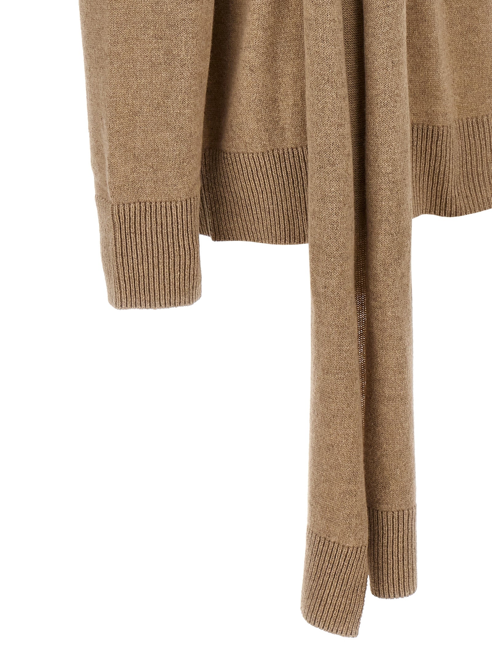 Beige Cashmere Cardigan