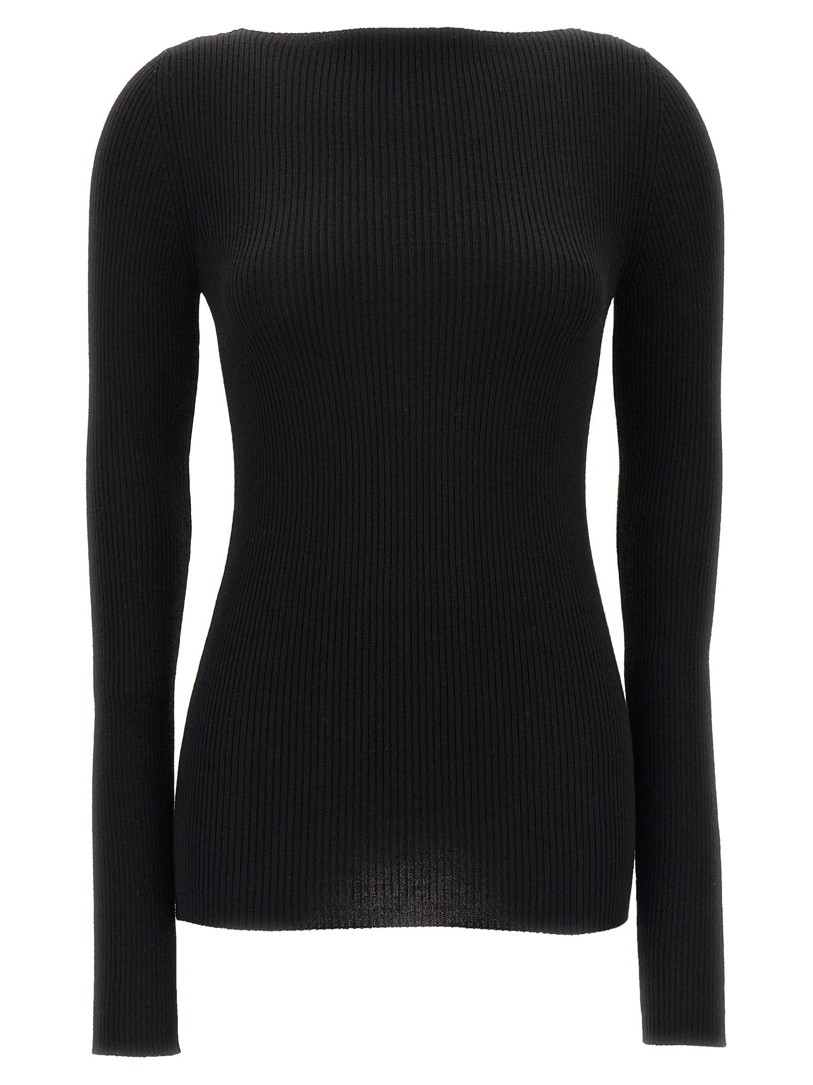 Black Wool Cardigan