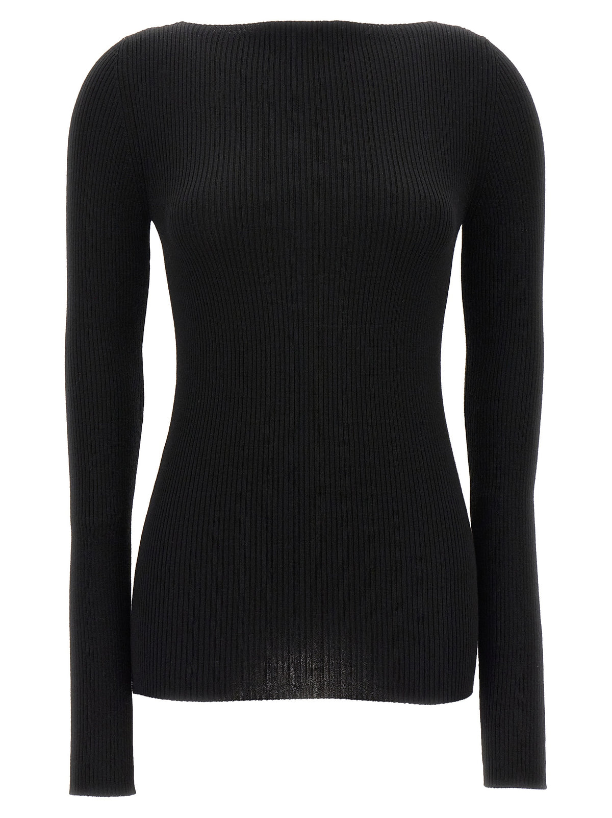 Black Wool Cardigan