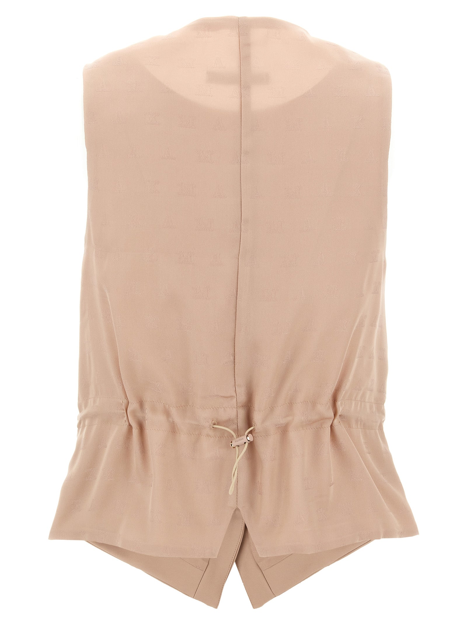 Multicolor Acetate Sleeveless Jacket