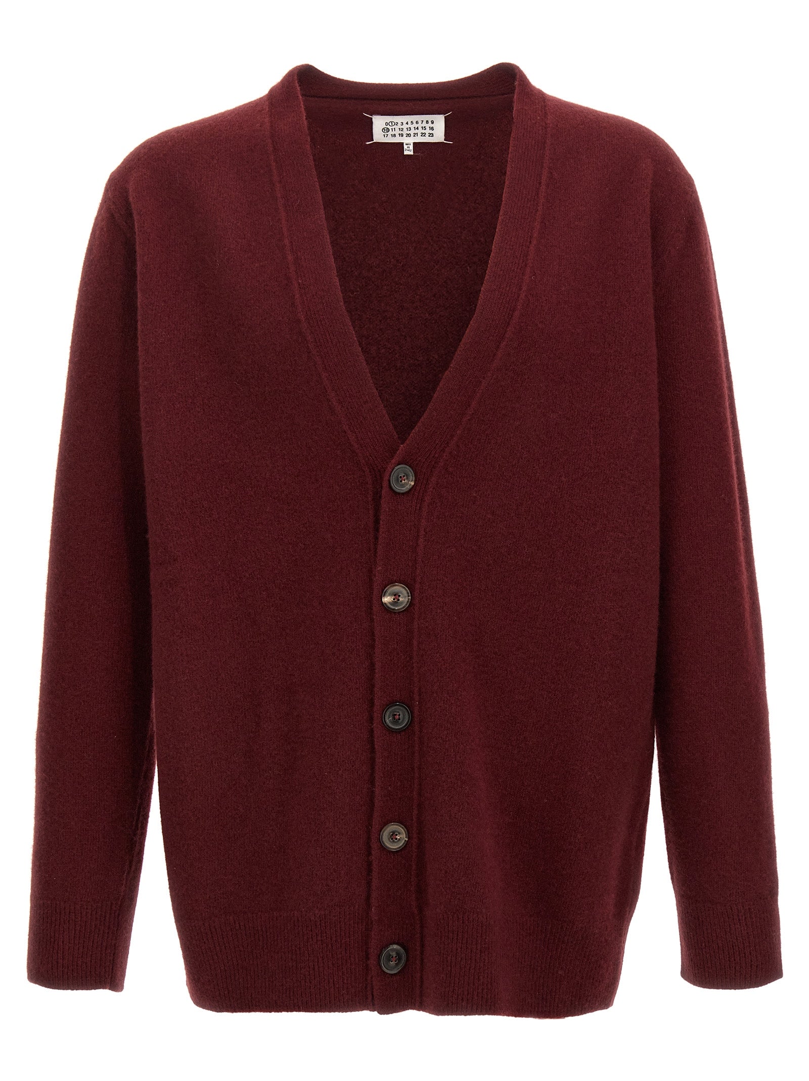 Bordeaux Wool Cardigan