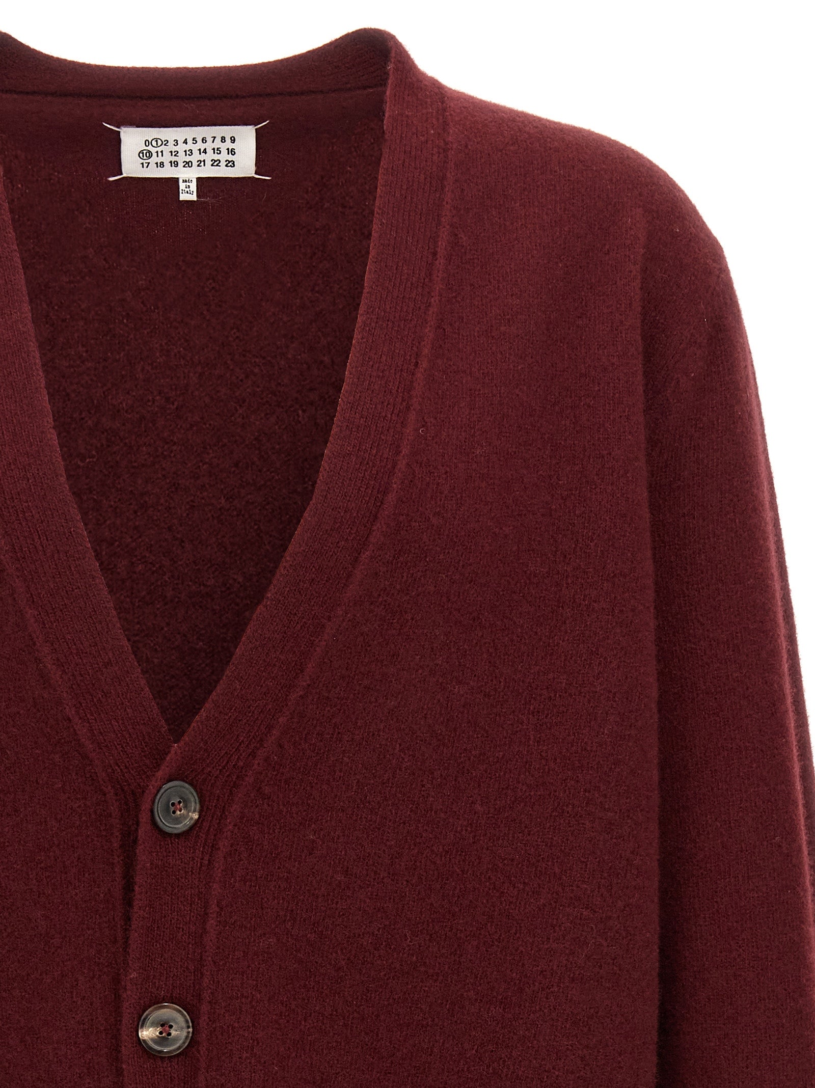Bordeaux Wool Cardigan