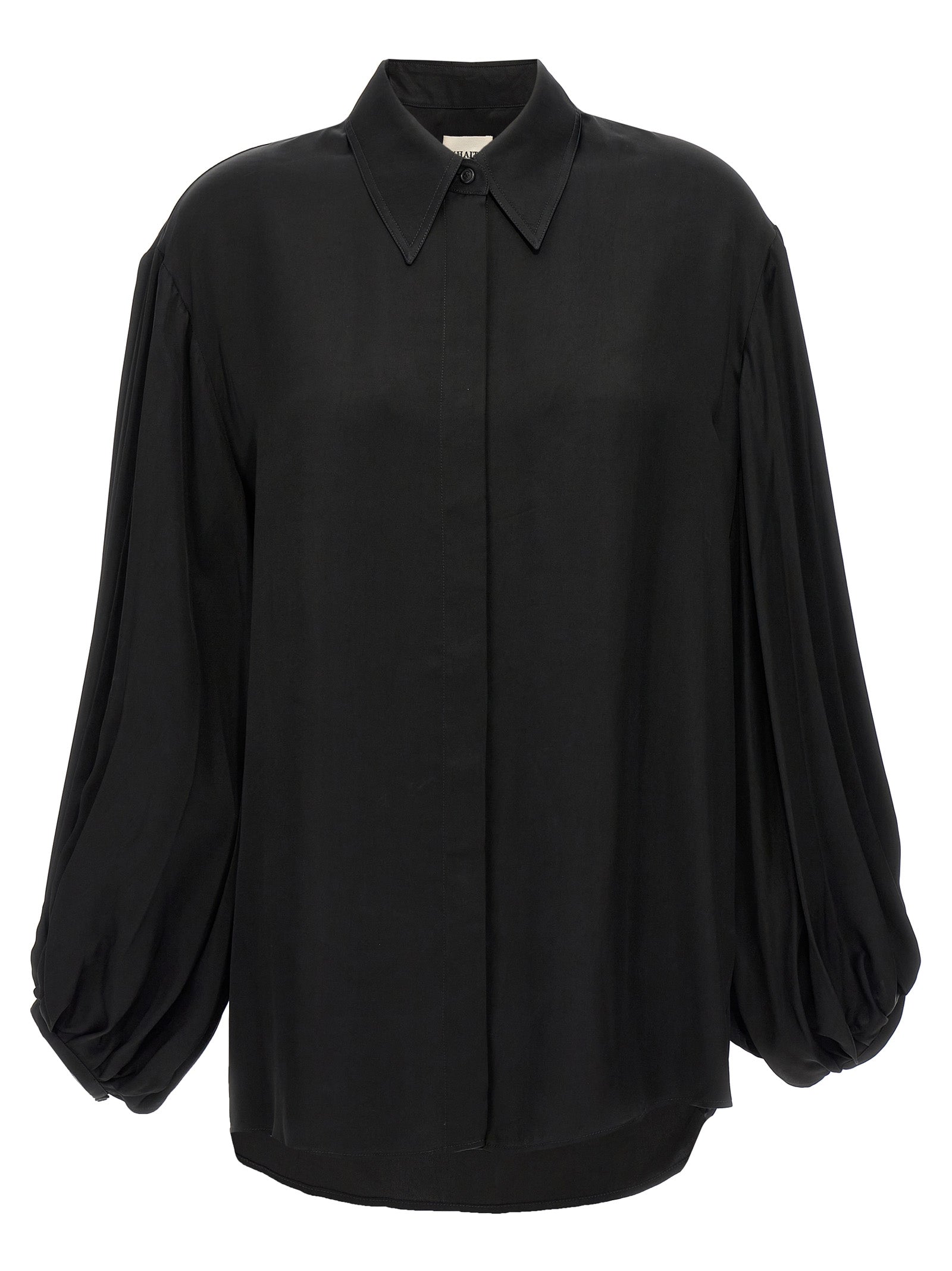 Black Cupro Blouse