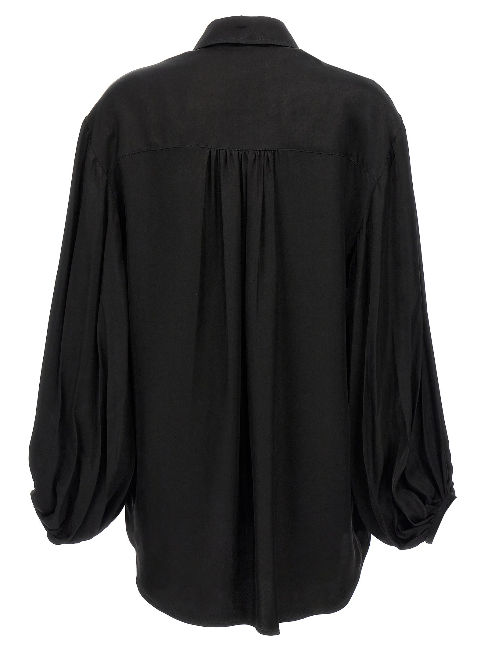 Black Cupro Blouse