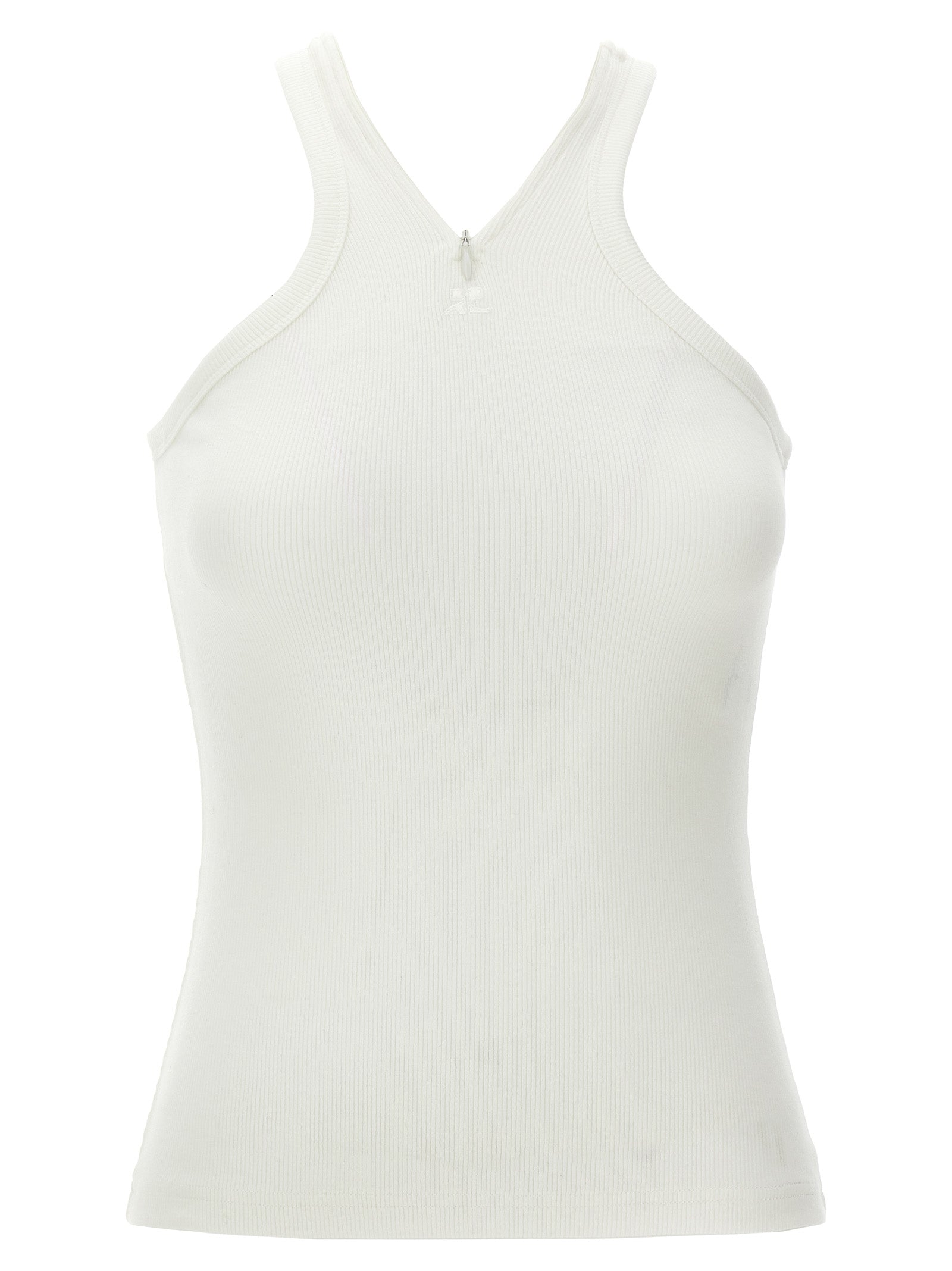 White Cotton Tank Tops