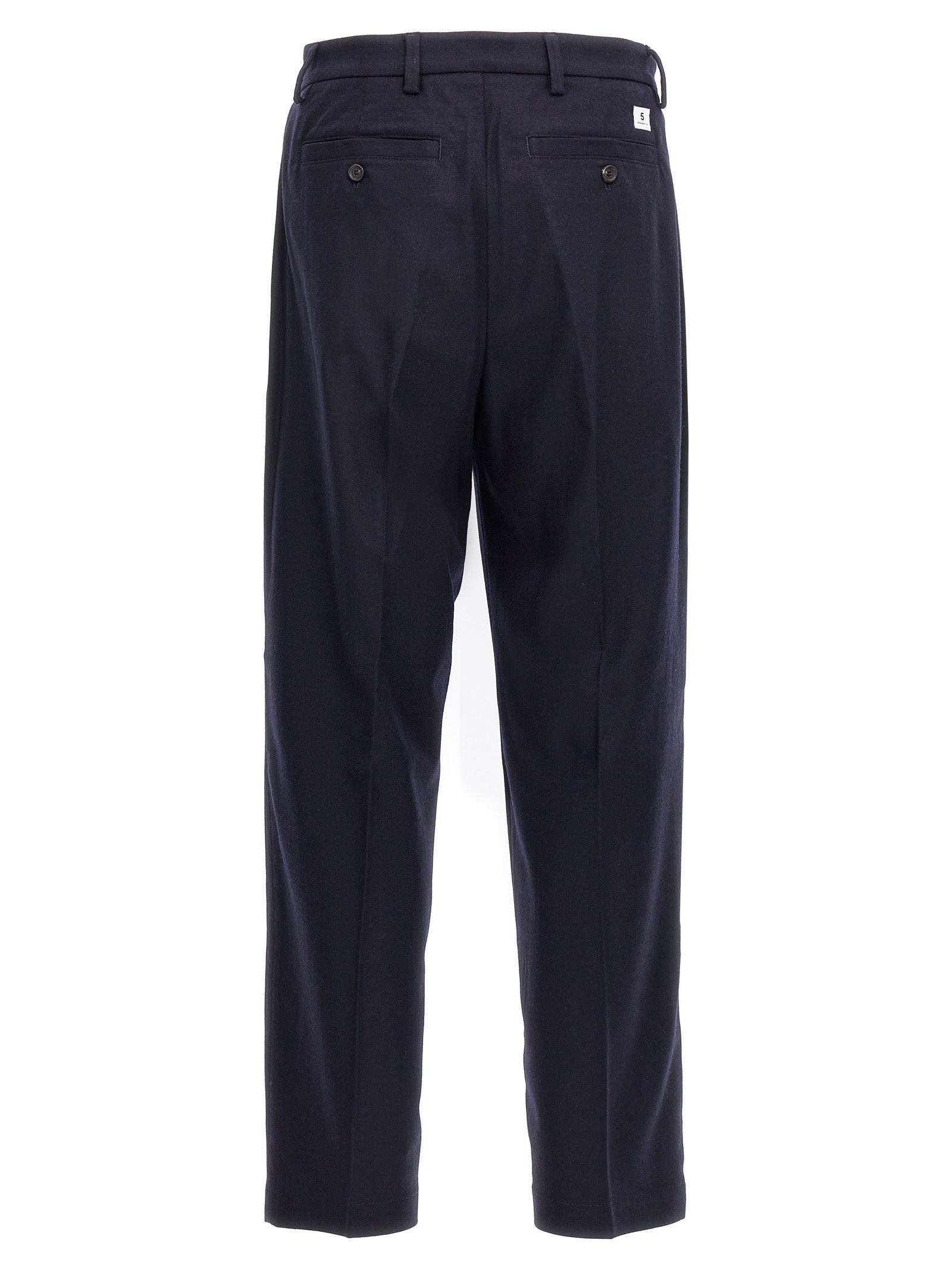 Blue Wool Dress Pants