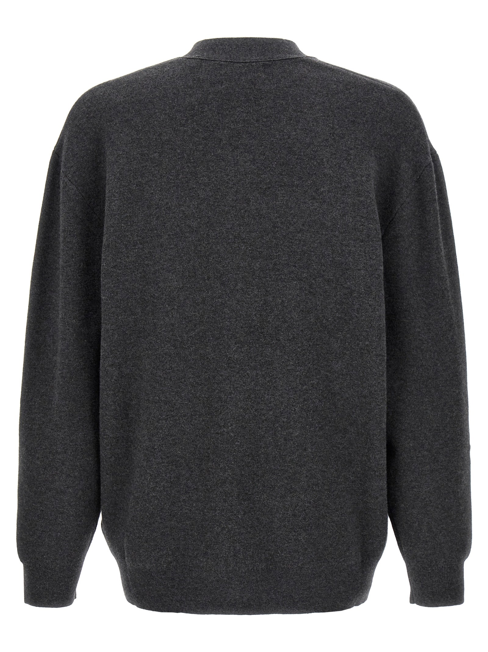 Gray Cotton Cardigan