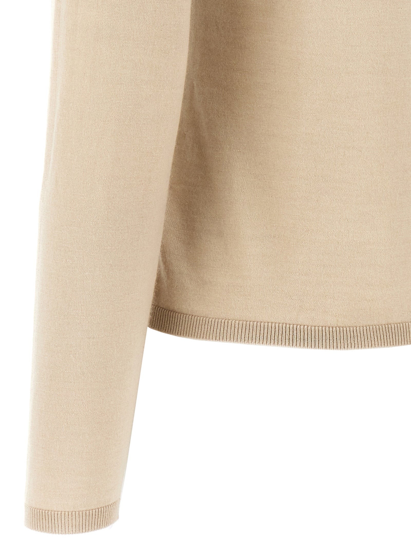 Beige Cashmere Cardigan