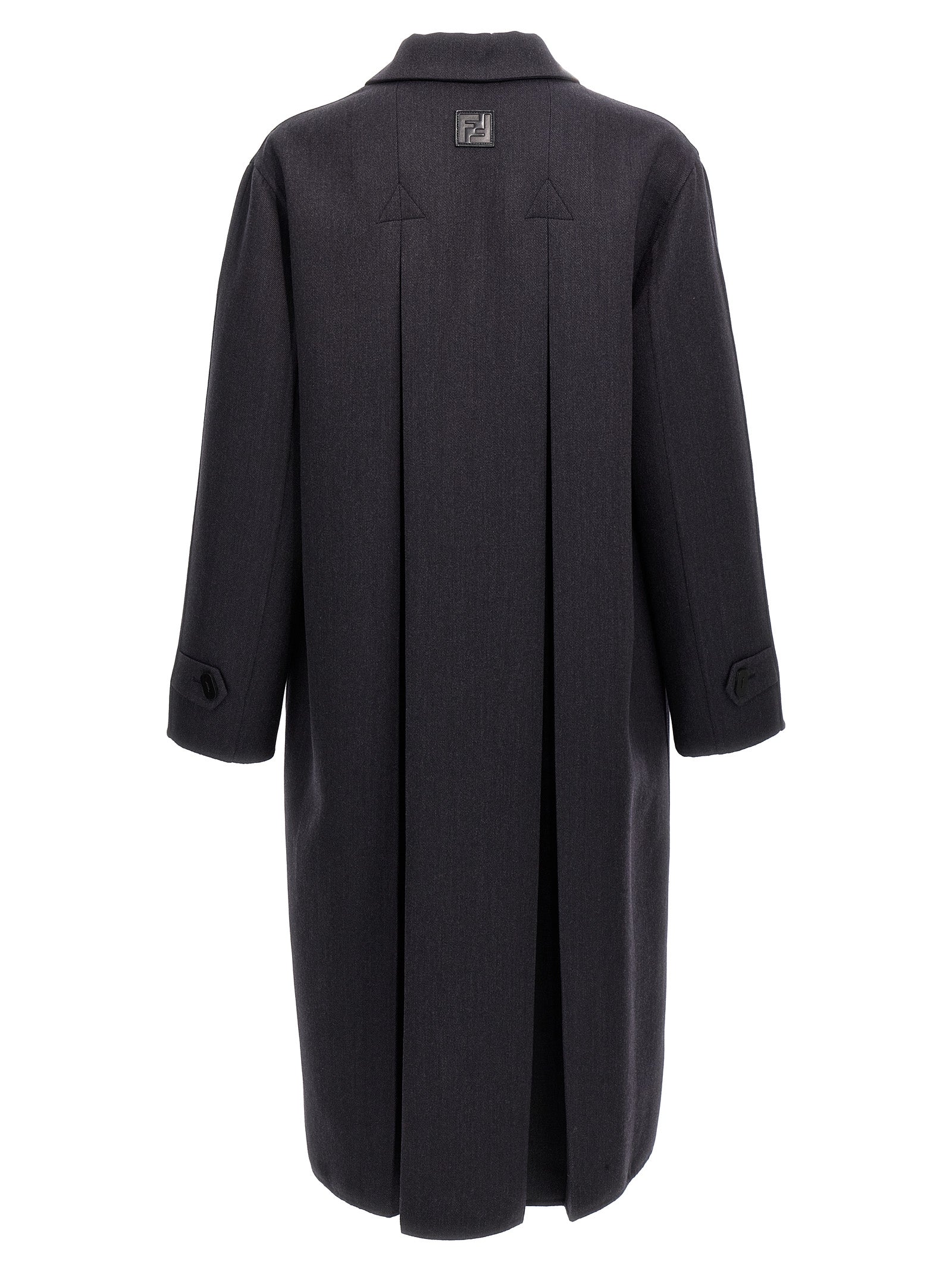 Blue Virgin Wool Coat