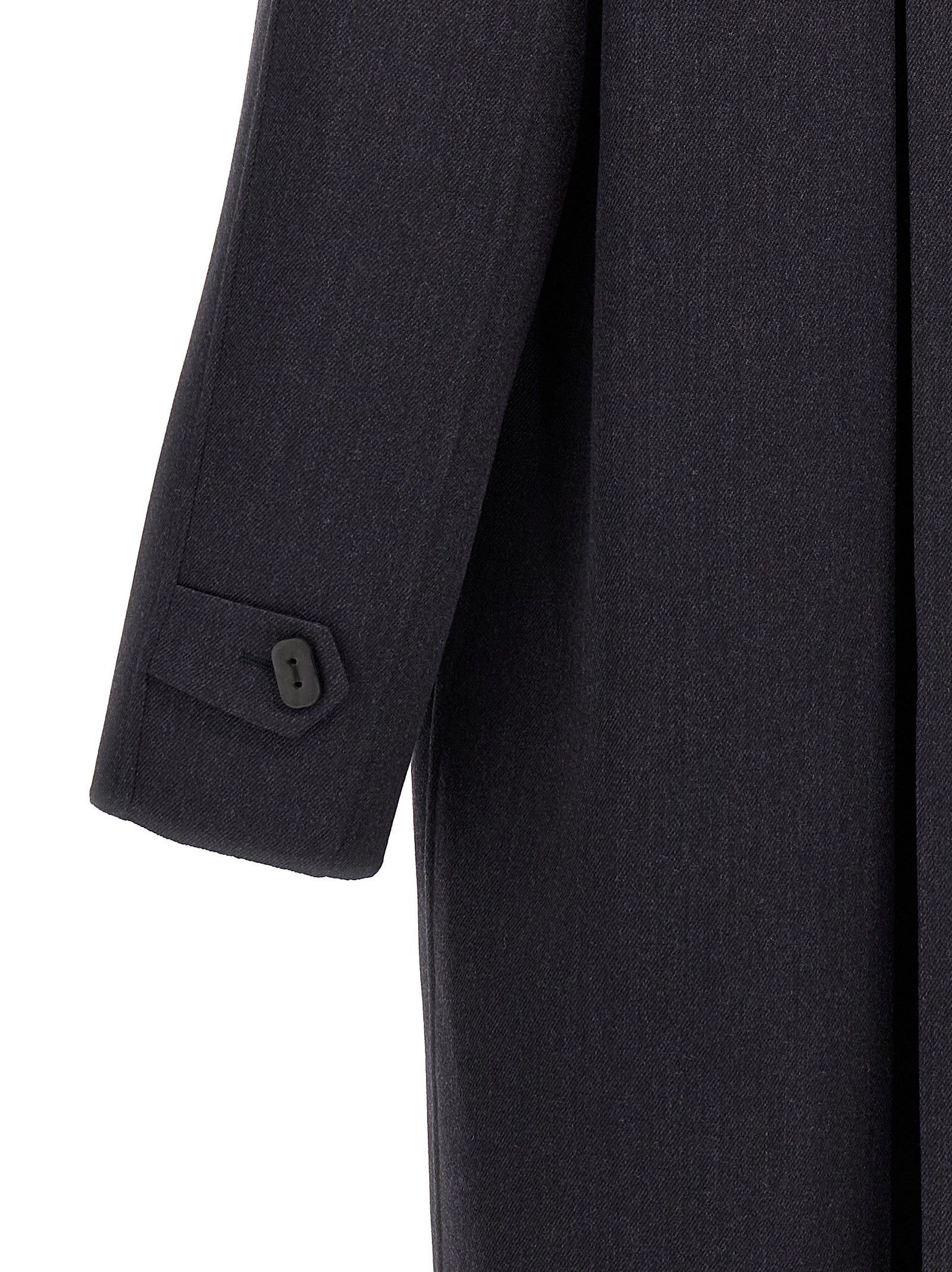 Blue Virgin Wool Coat