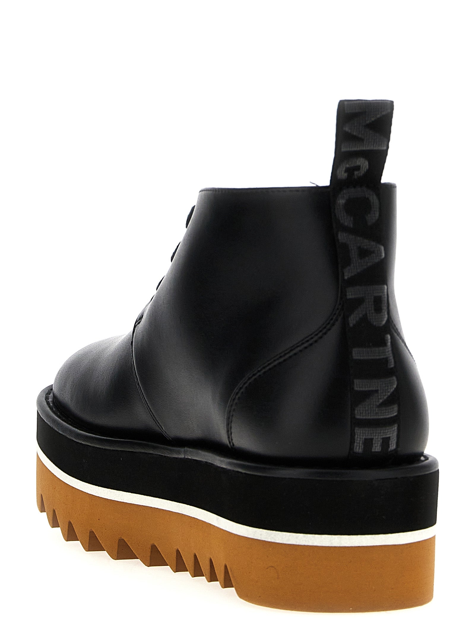 Black Polyethylene Ankle Boots
