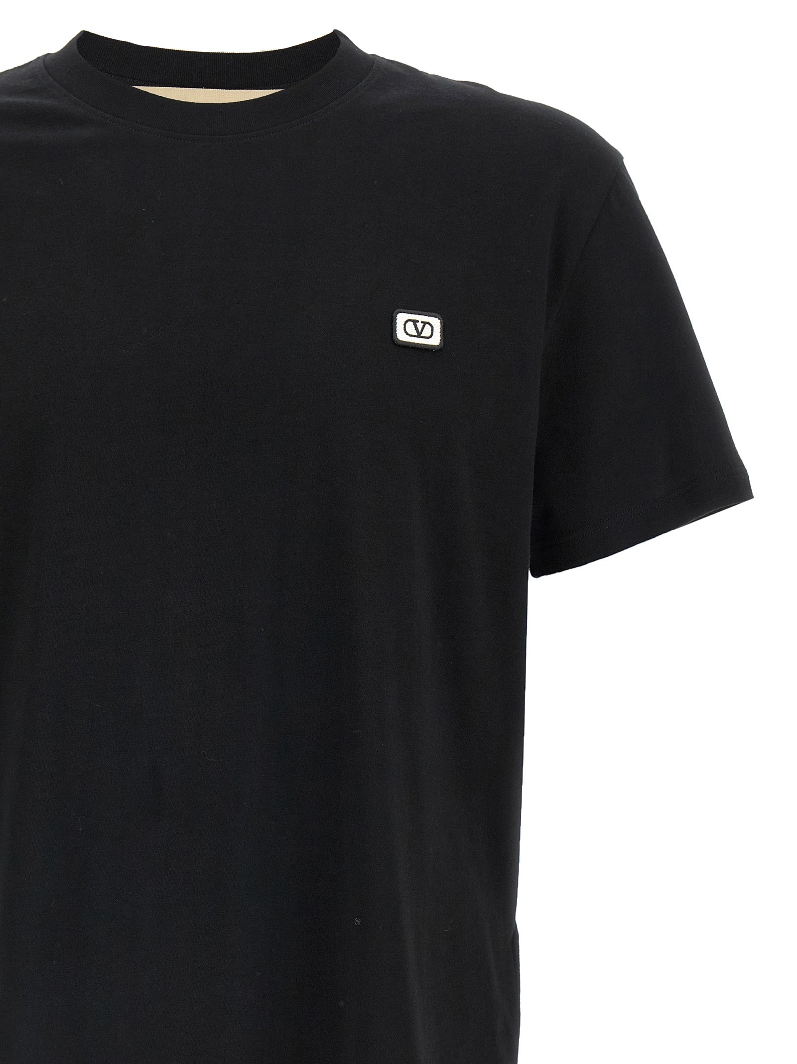 Black Cotton T-Shirt