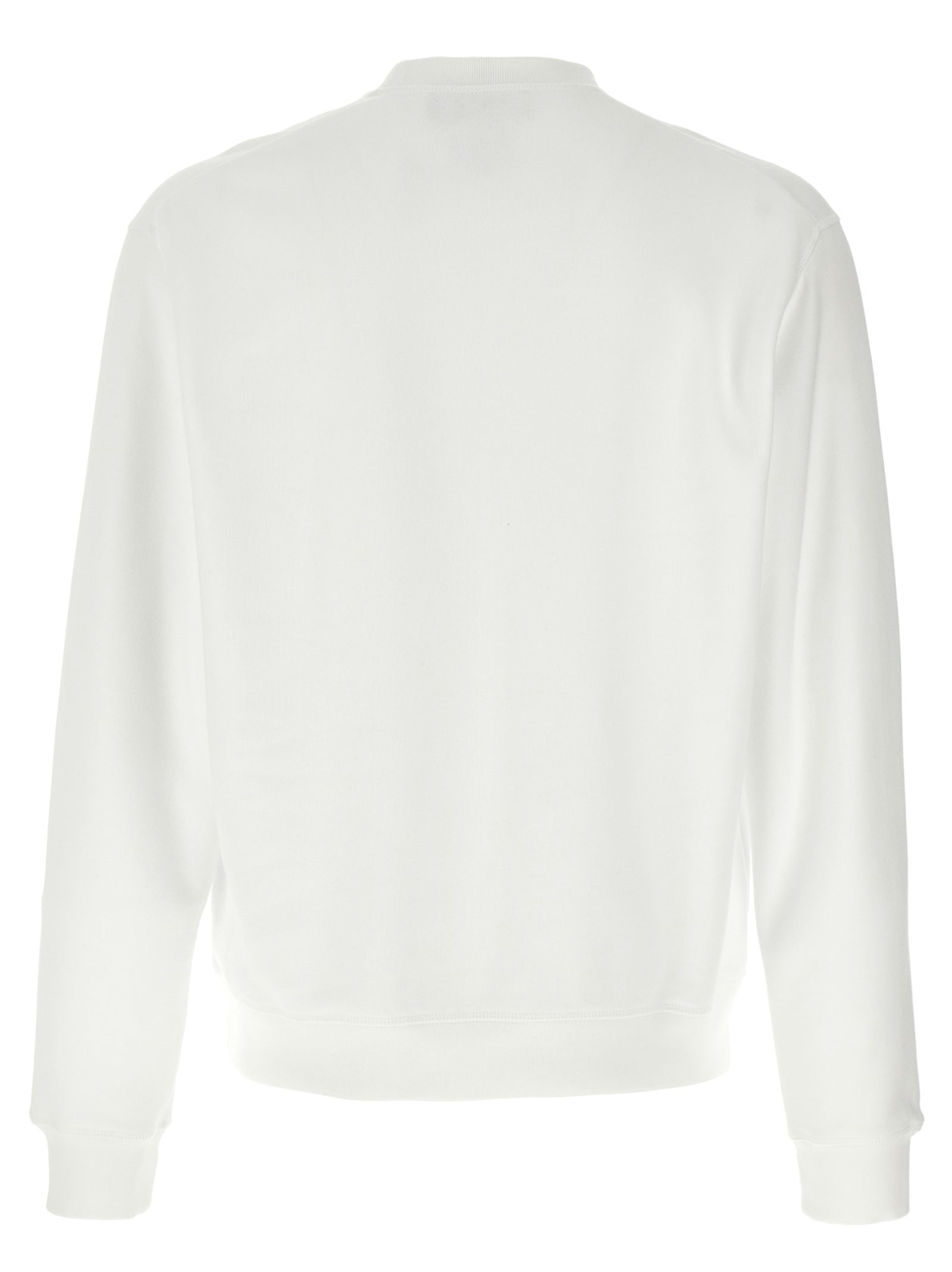 White Cotton Sweatshirt