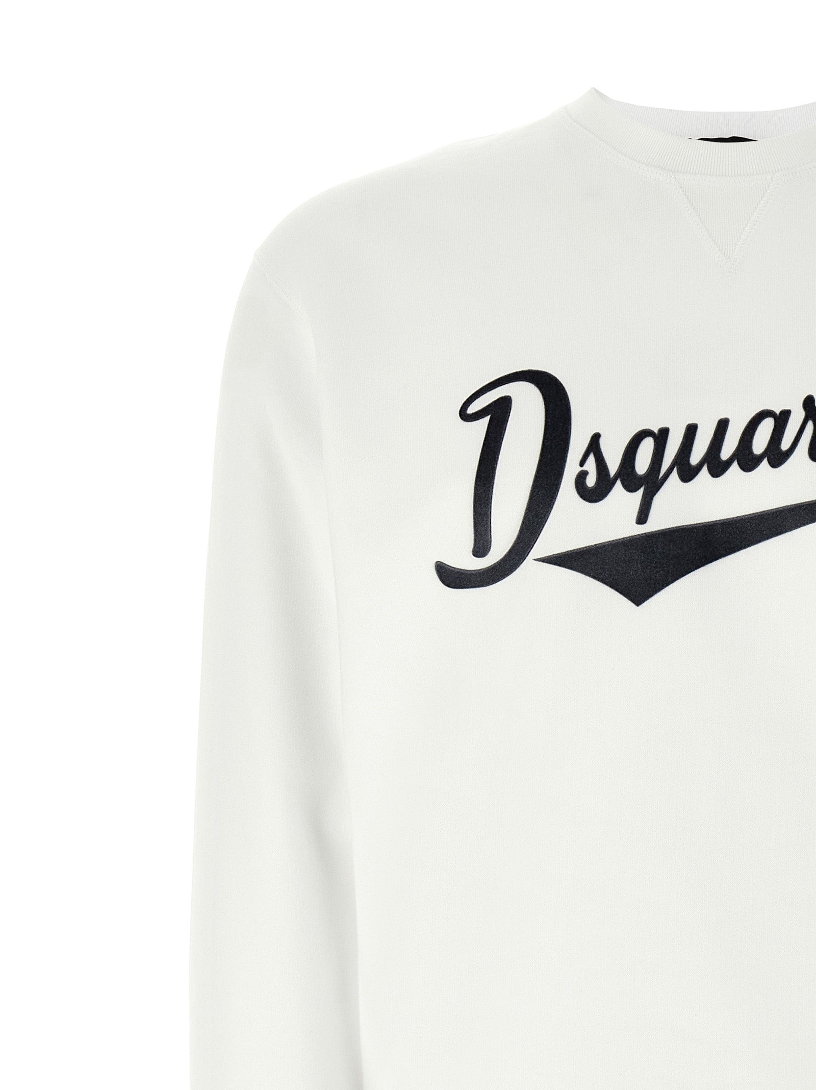 White Cotton Sweatshirt