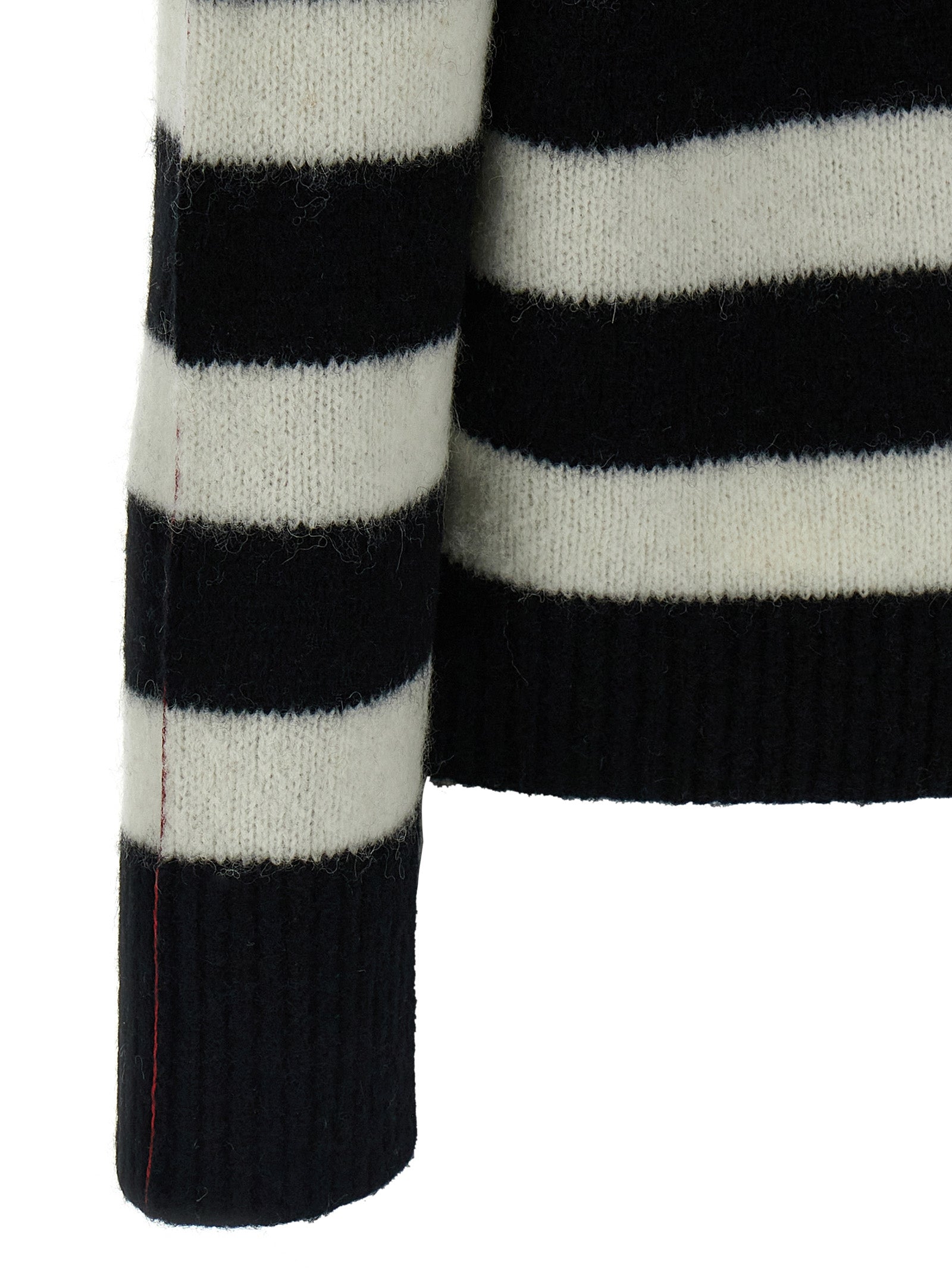 Bicolor Wool Cardigan