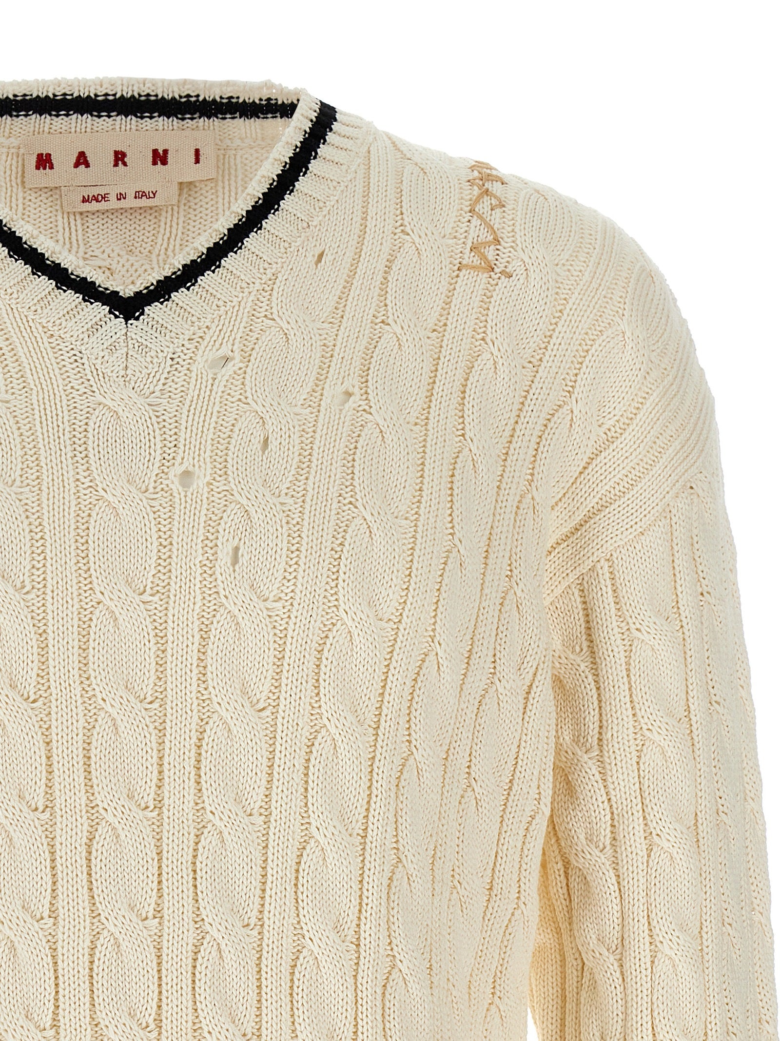 White Cotton Cardigan