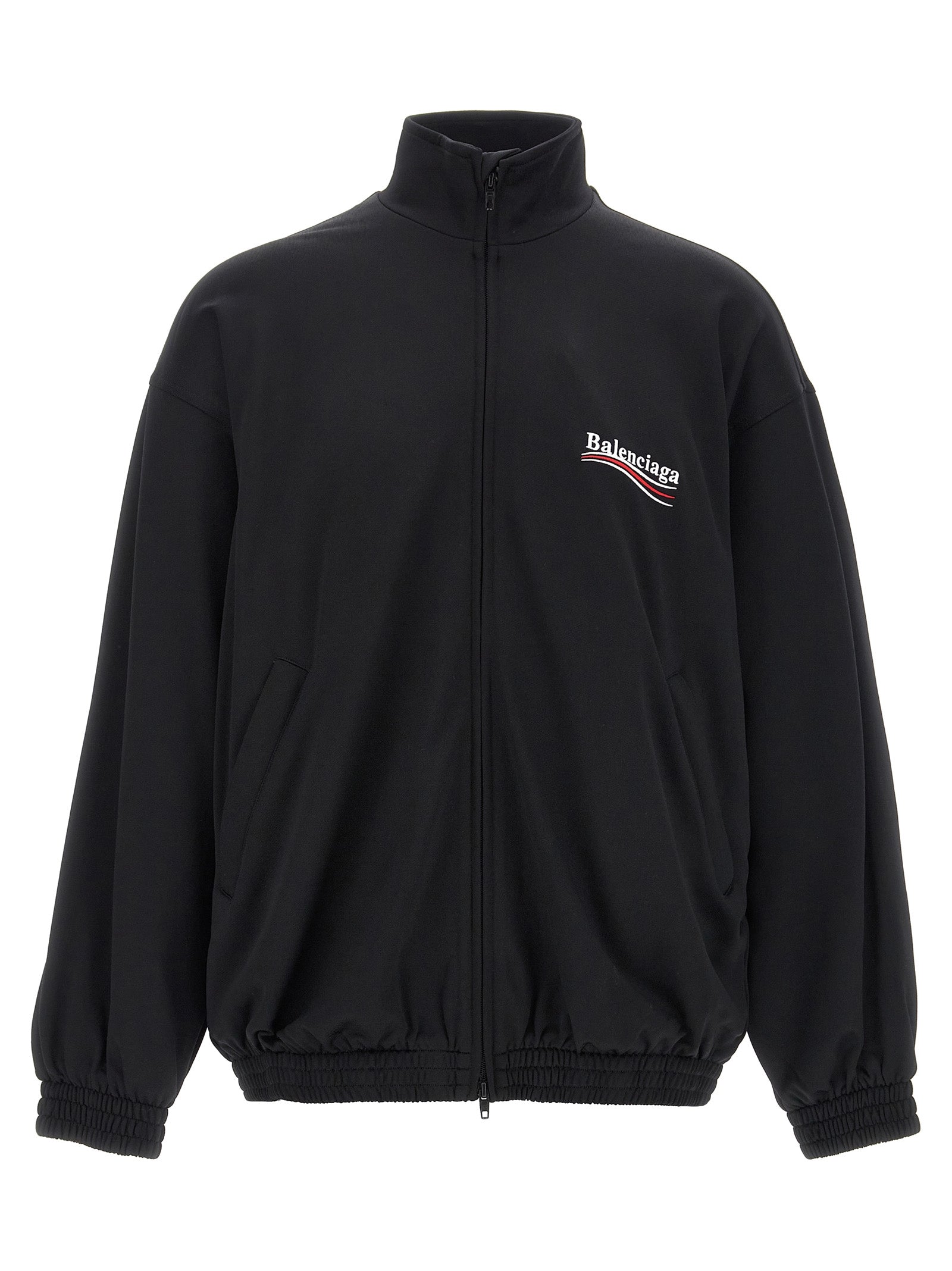Black Polyamide Sweatshirt