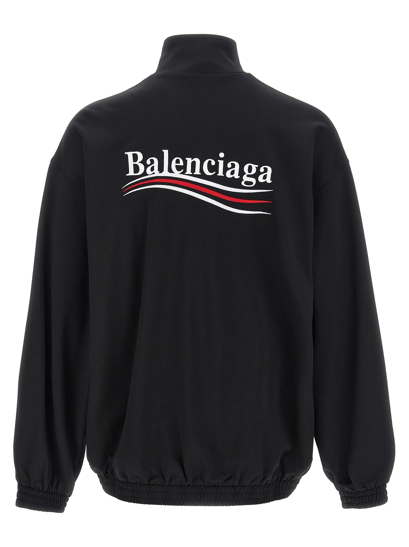Black Polyamide Sweatshirt