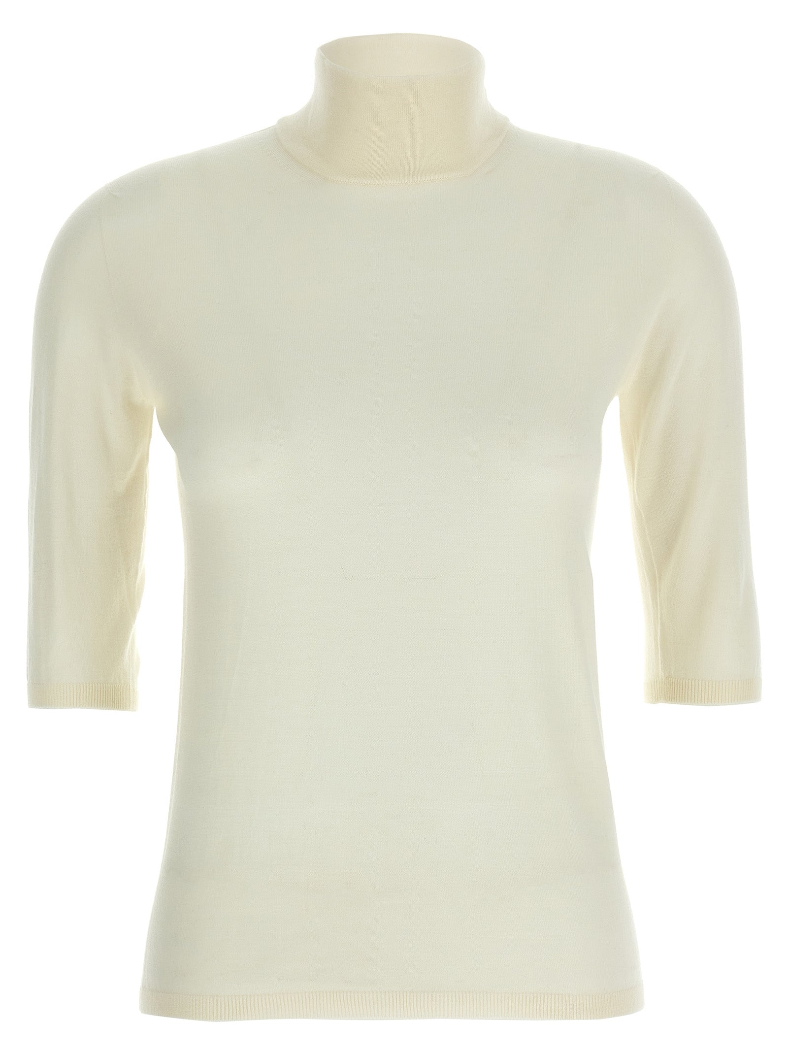 White Virgin Wool Cardigan