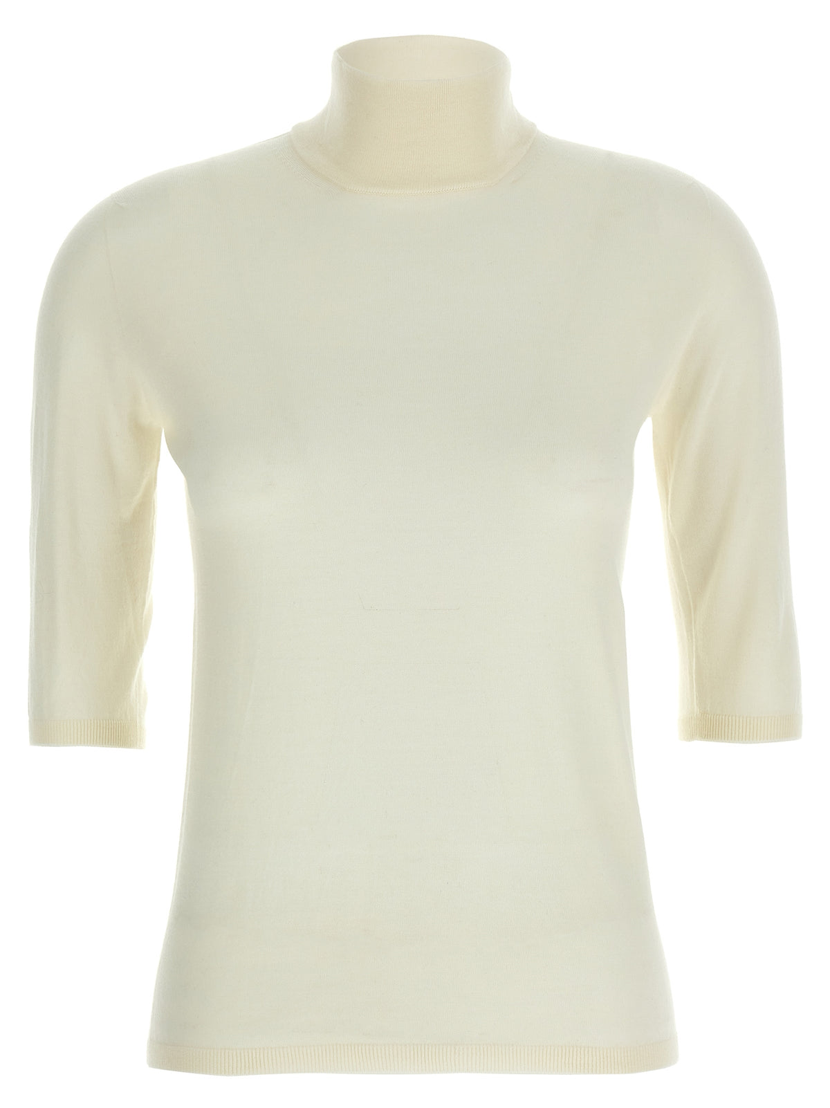 White Virgin Wool Cardigan