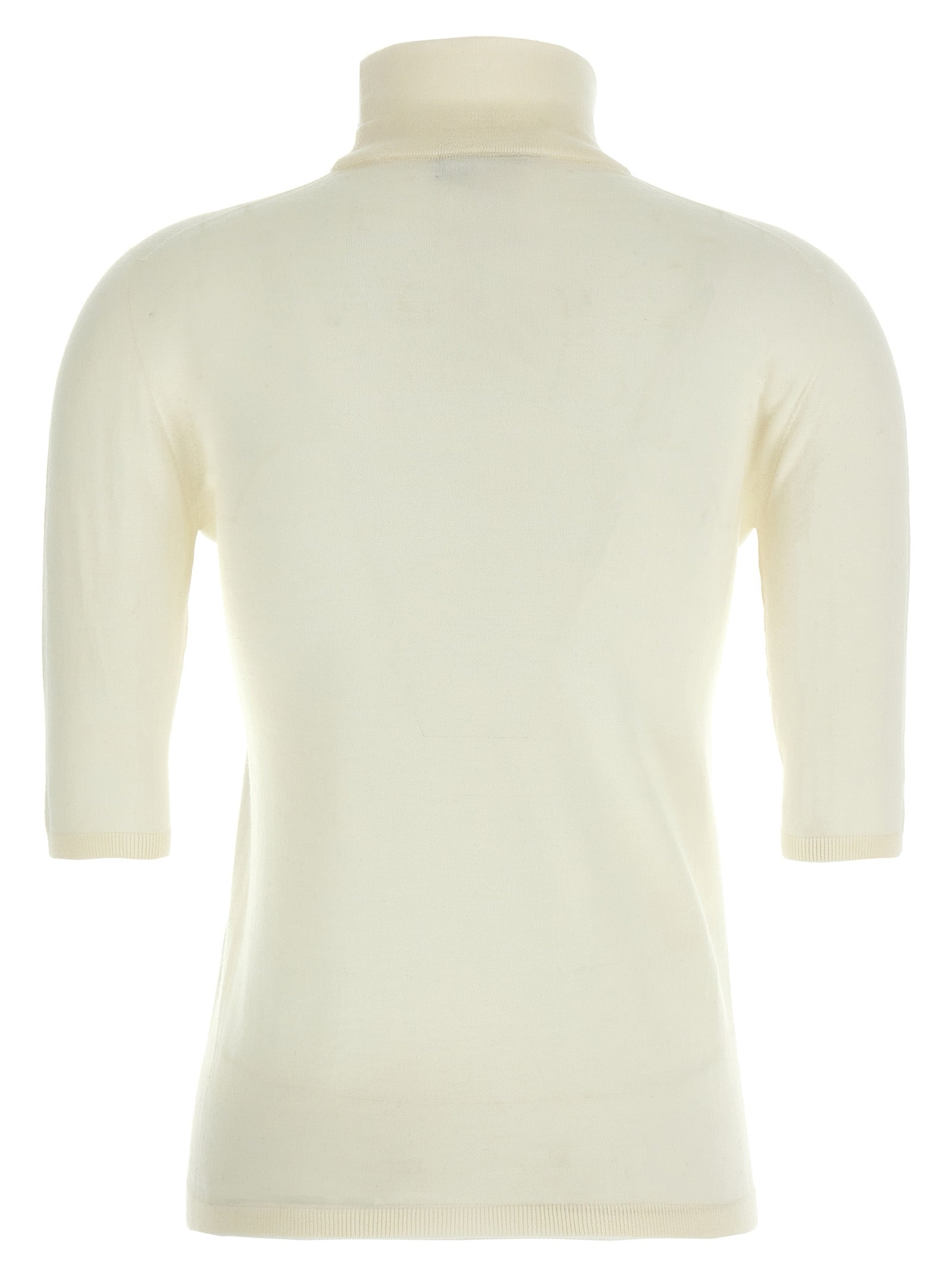 White Virgin Wool Cardigan