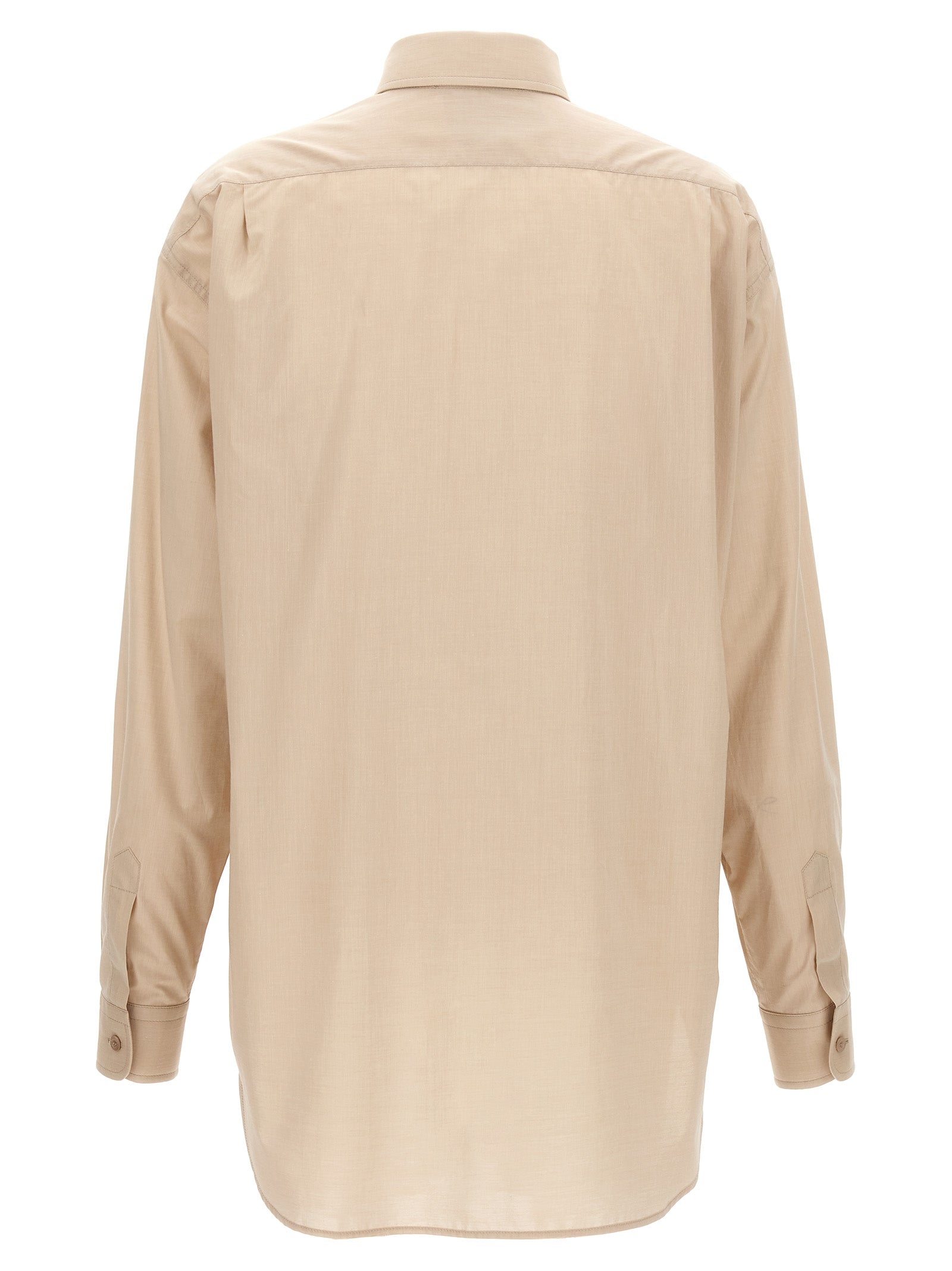 Beige Cotton Blouse