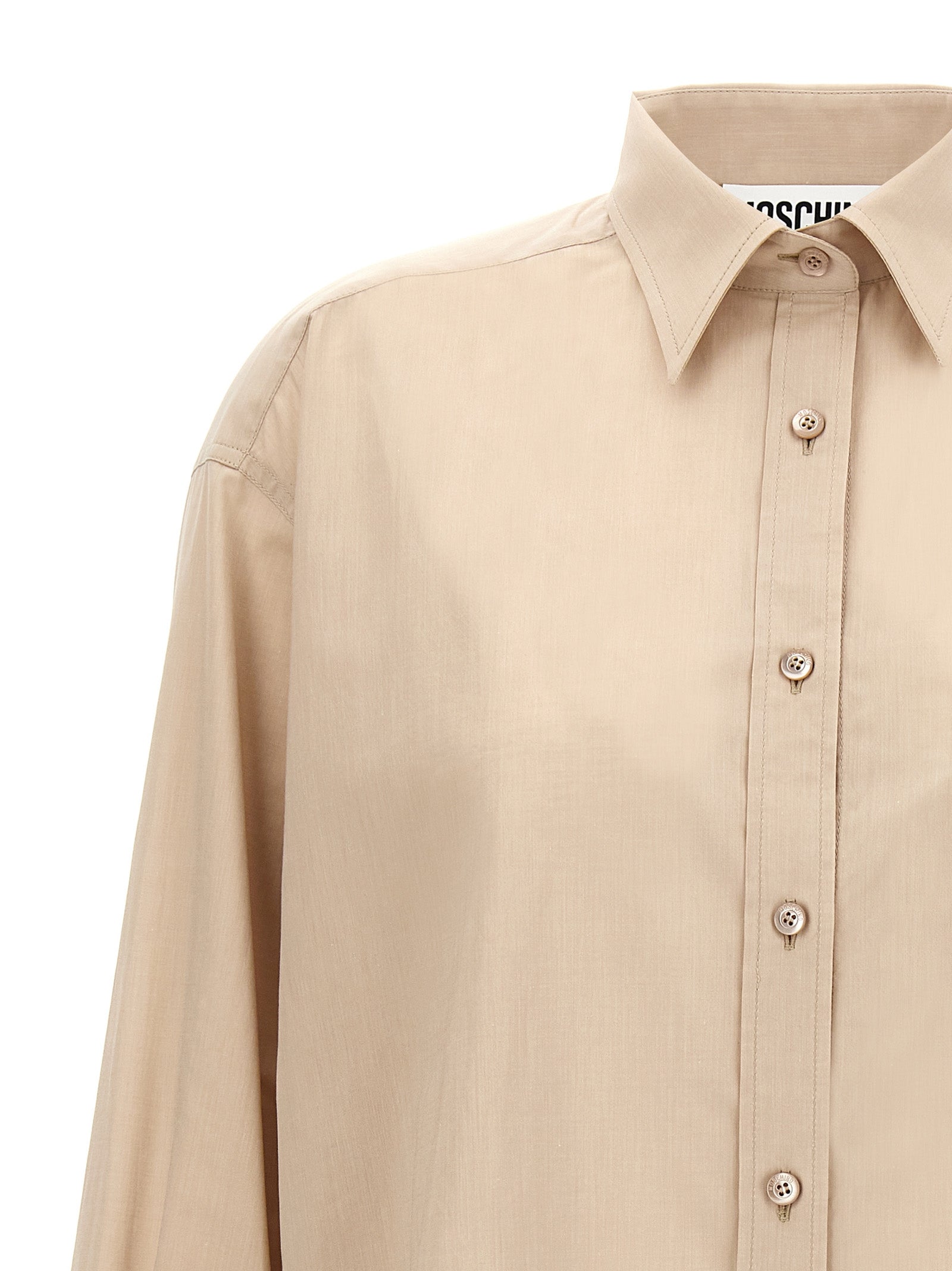 Beige Cotton Blouse
