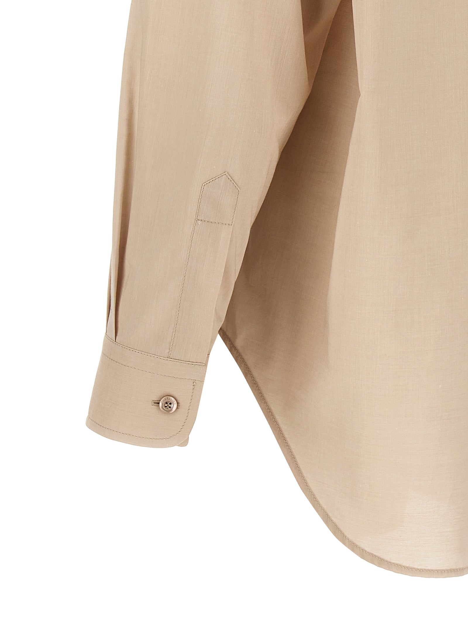 Beige Cotton Blouse
