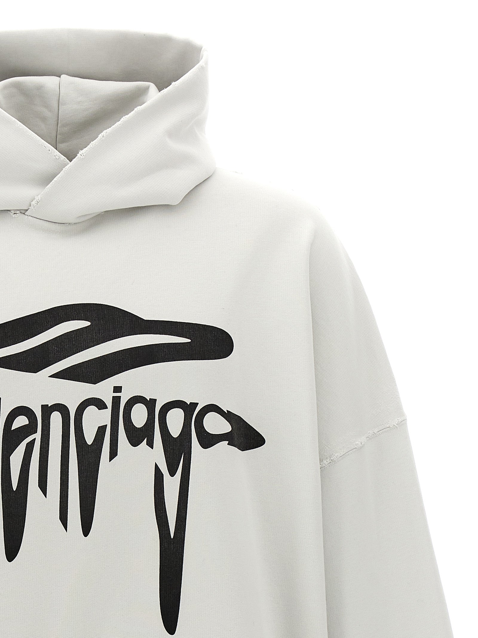 White Cotton Sweatshirt