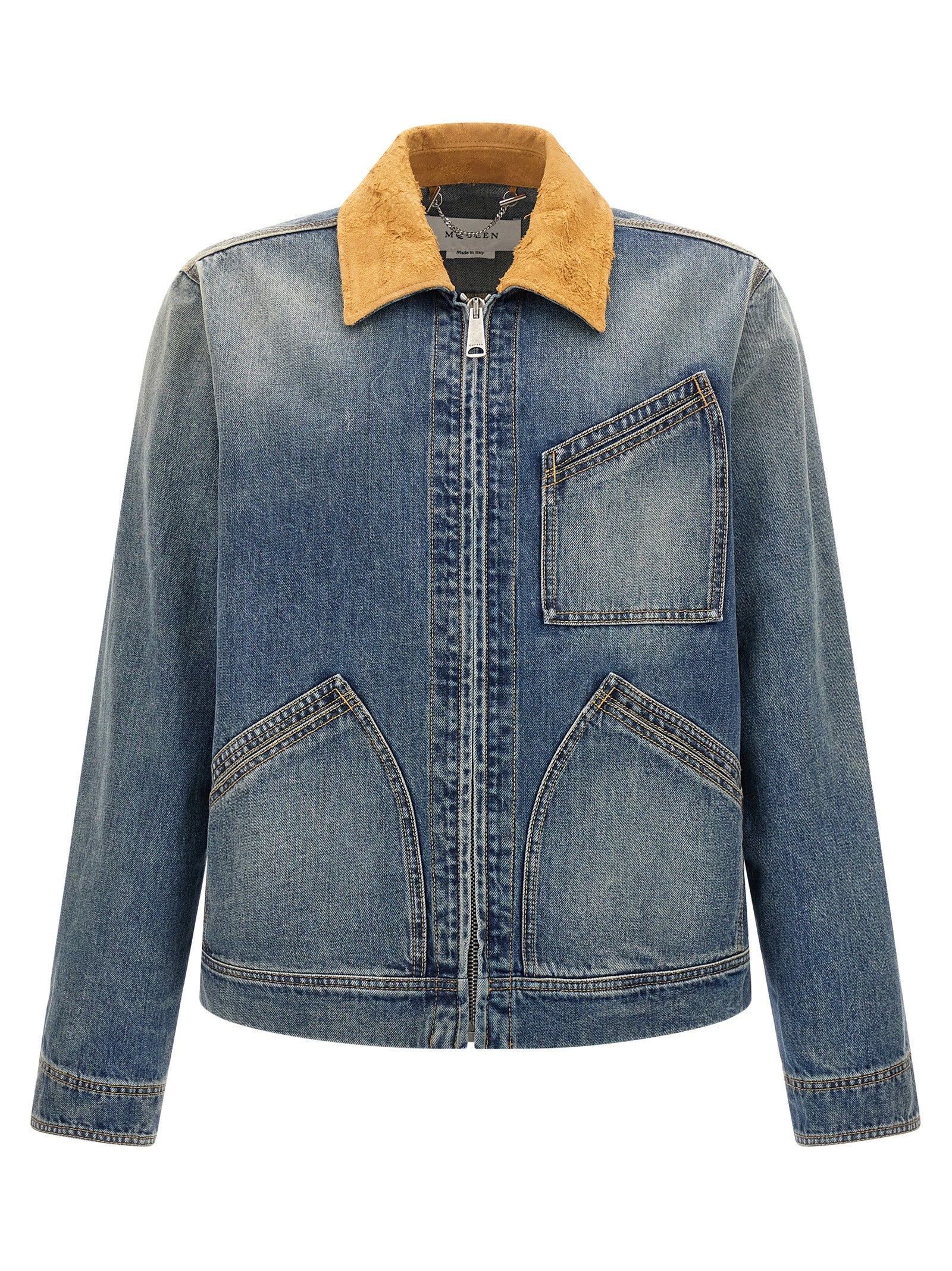Blue Cotton Denim Jacket
