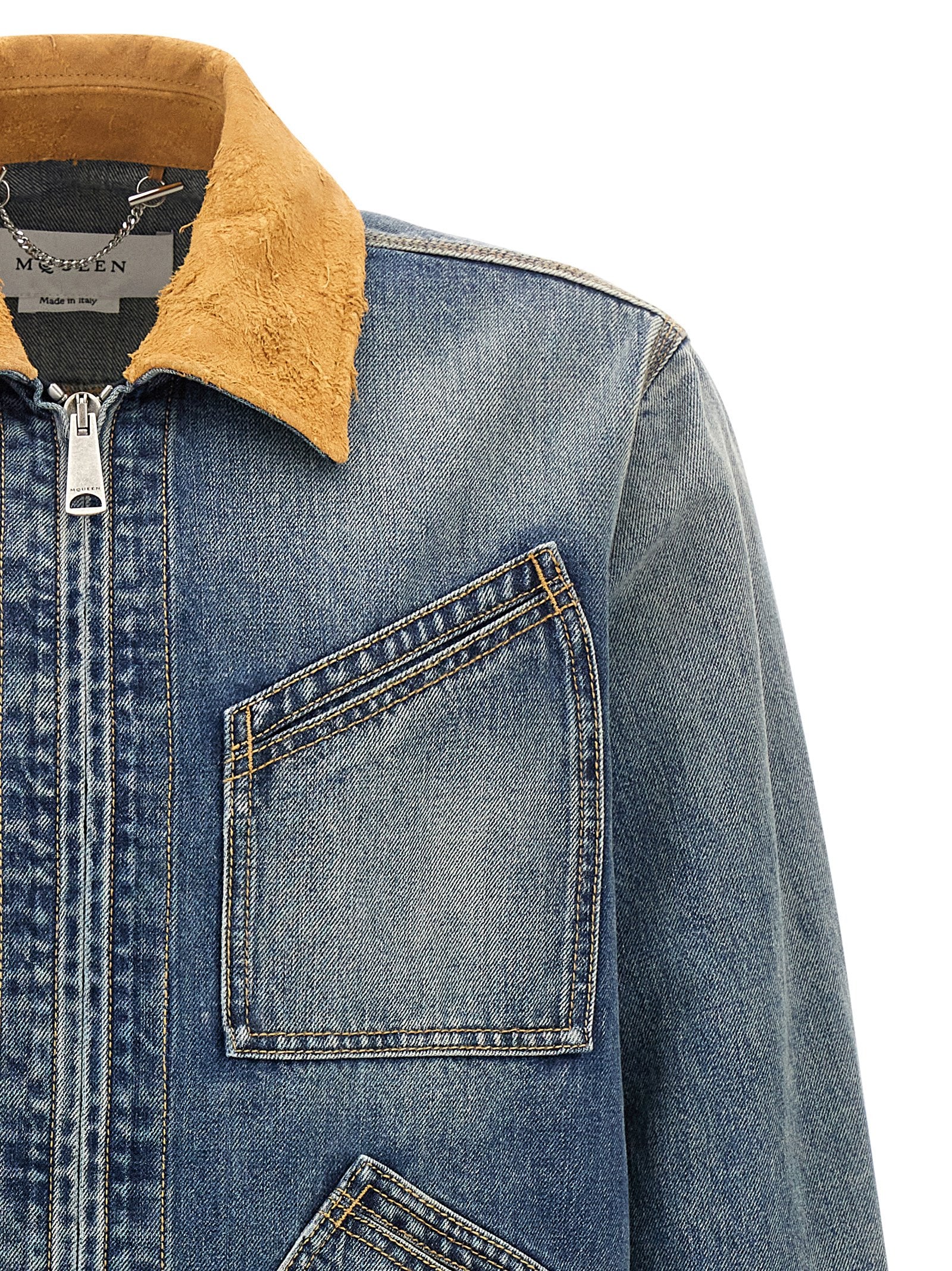 Blue Cotton Denim Jacket