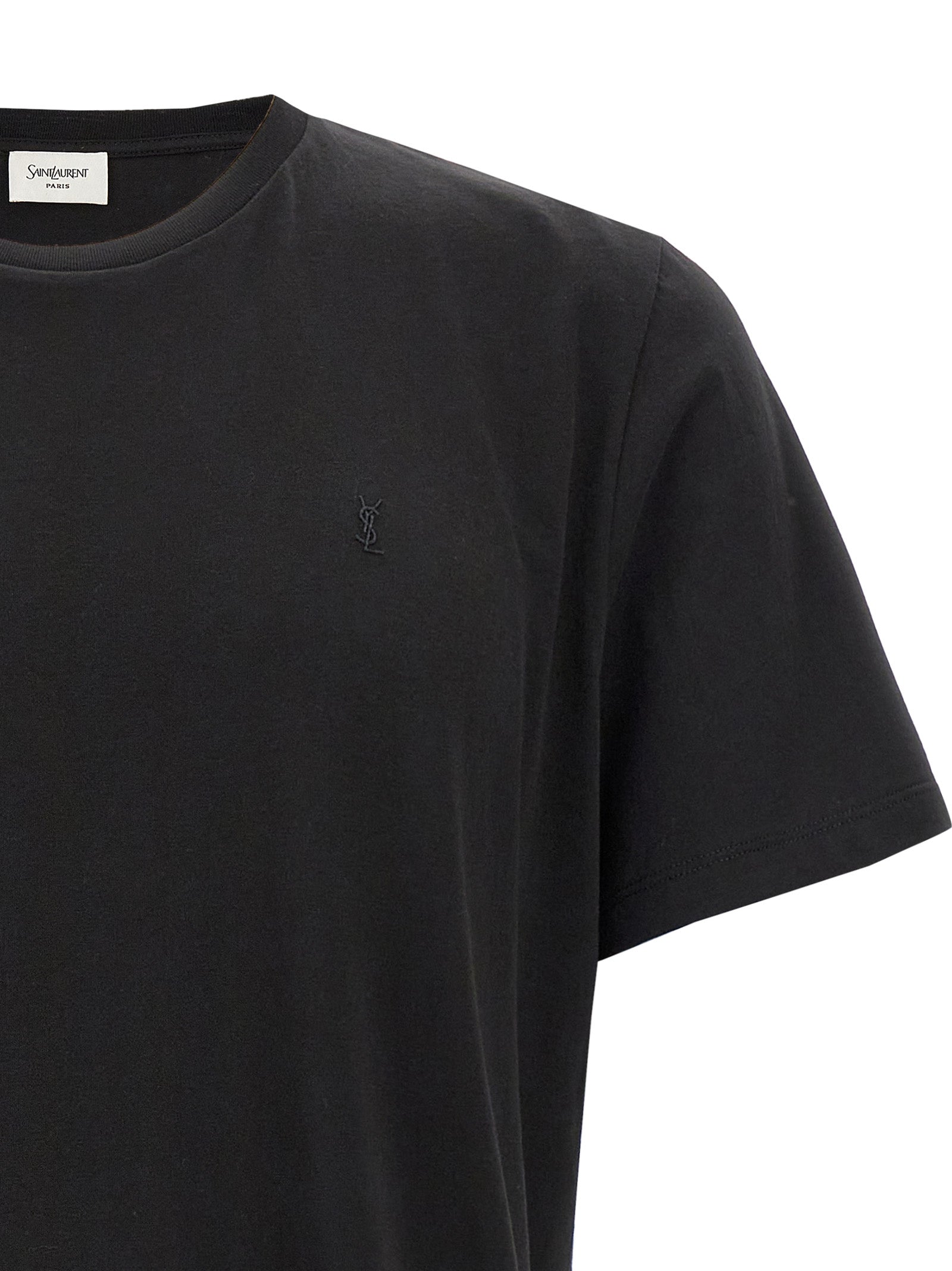 Black Cotton T-Shirt