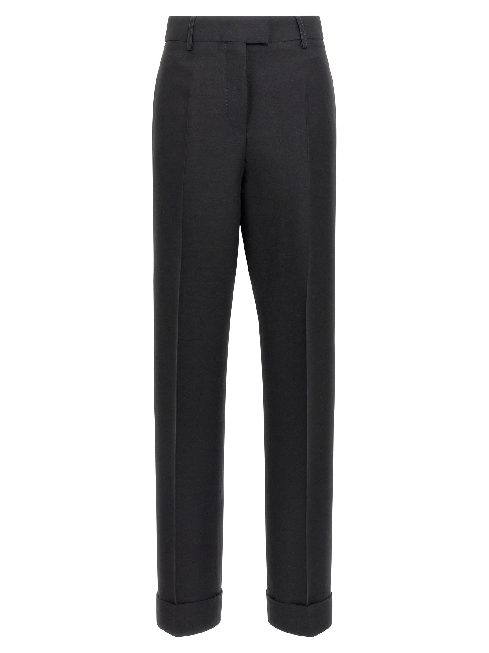 Black Viscose Dress Pants