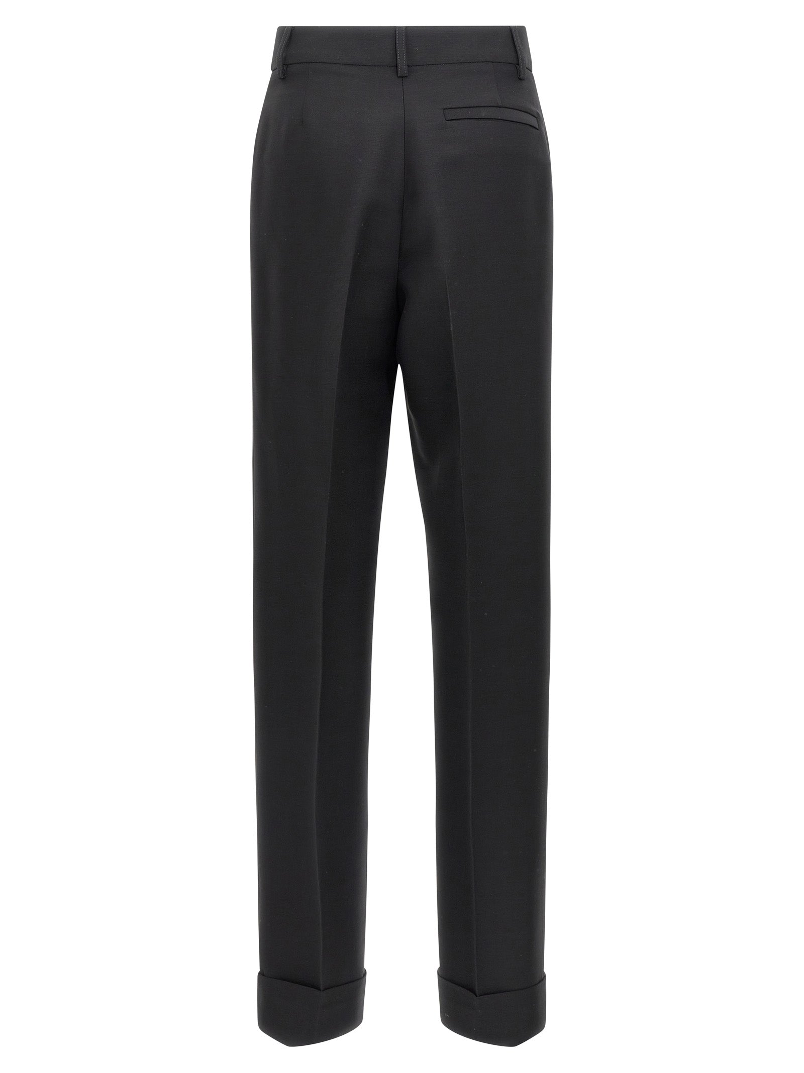 Black Viscose Dress Pants
