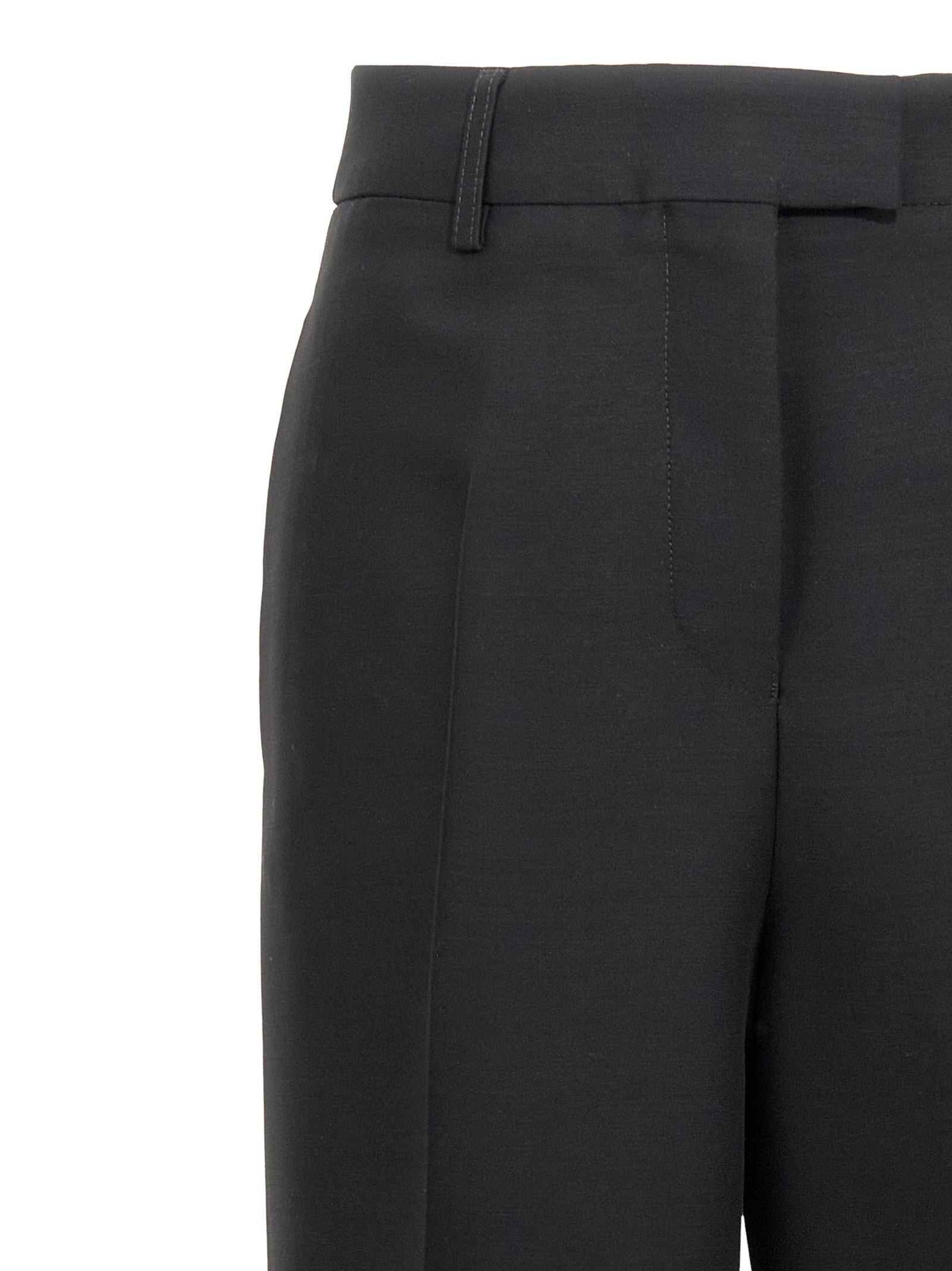 Black Viscose Dress Pants