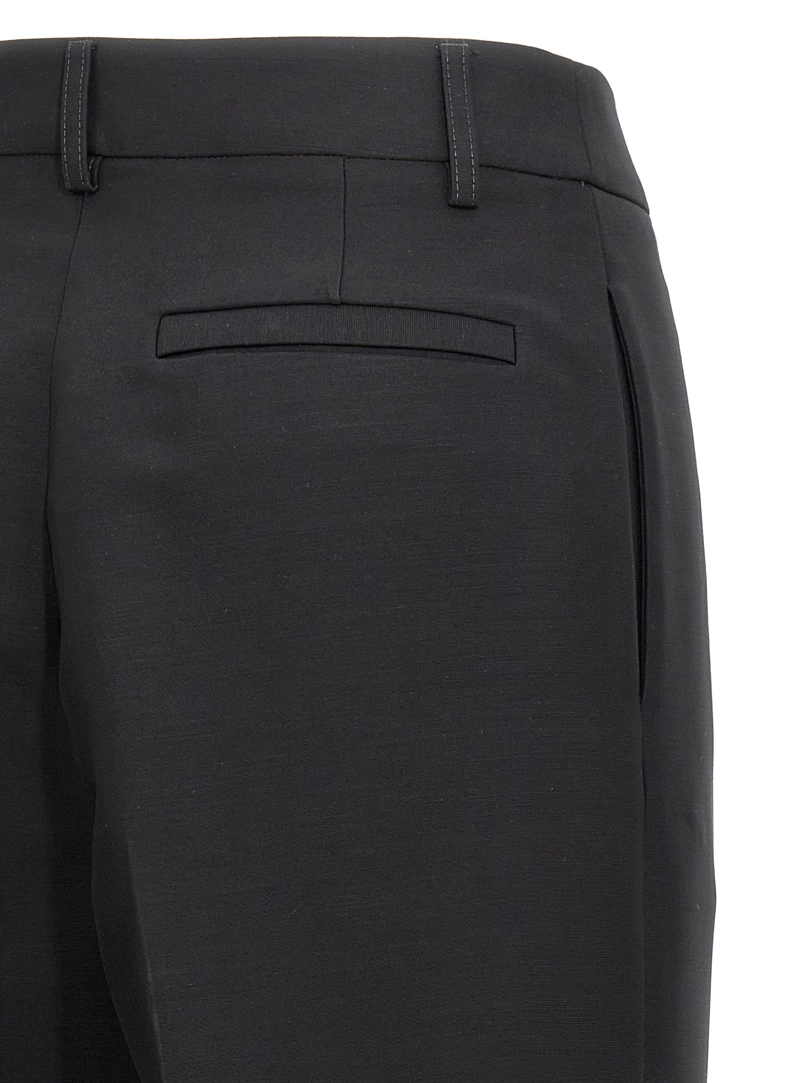 Black Viscose Dress Pants