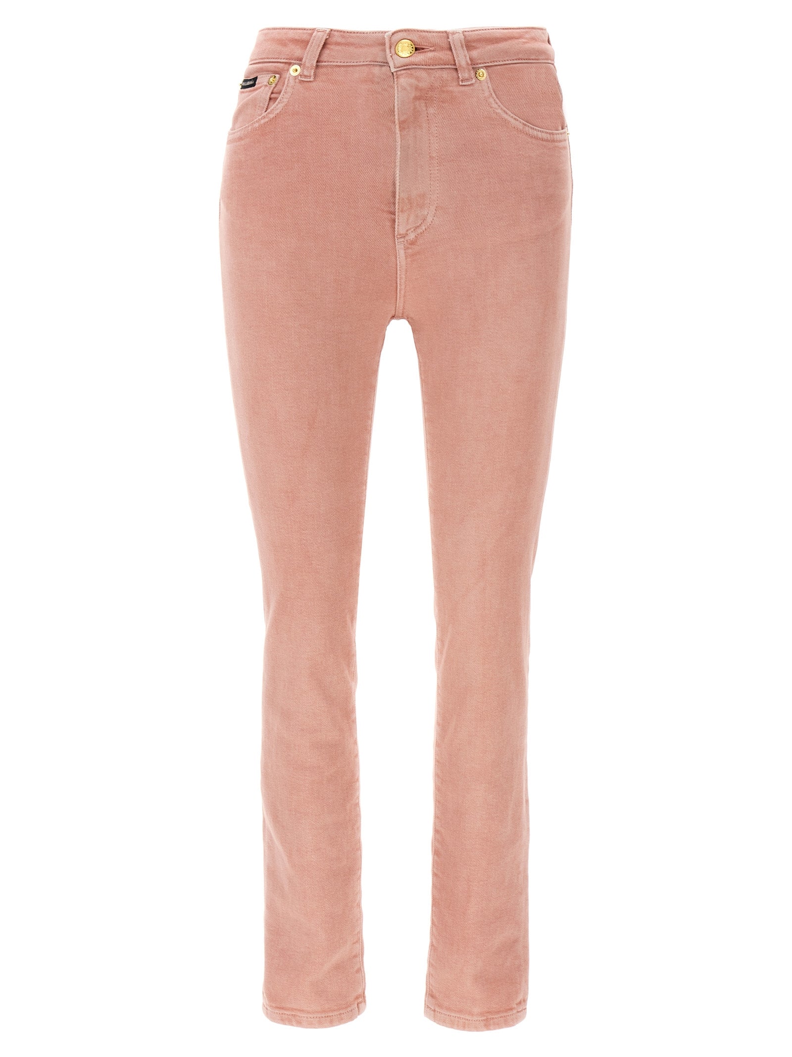 Multicolor Cotton High-Waisted Jean