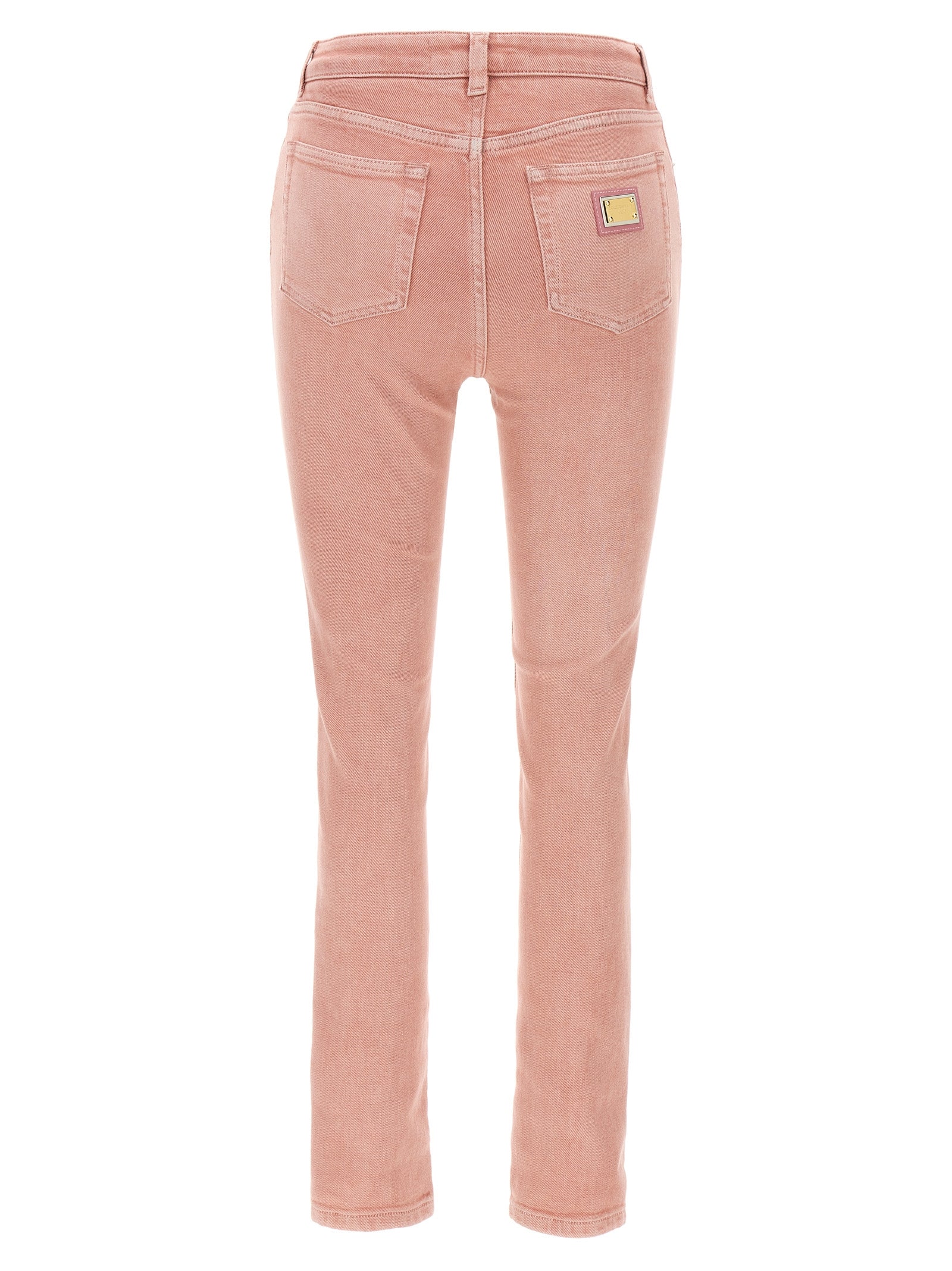 Multicolor Cotton High-Waisted Jean