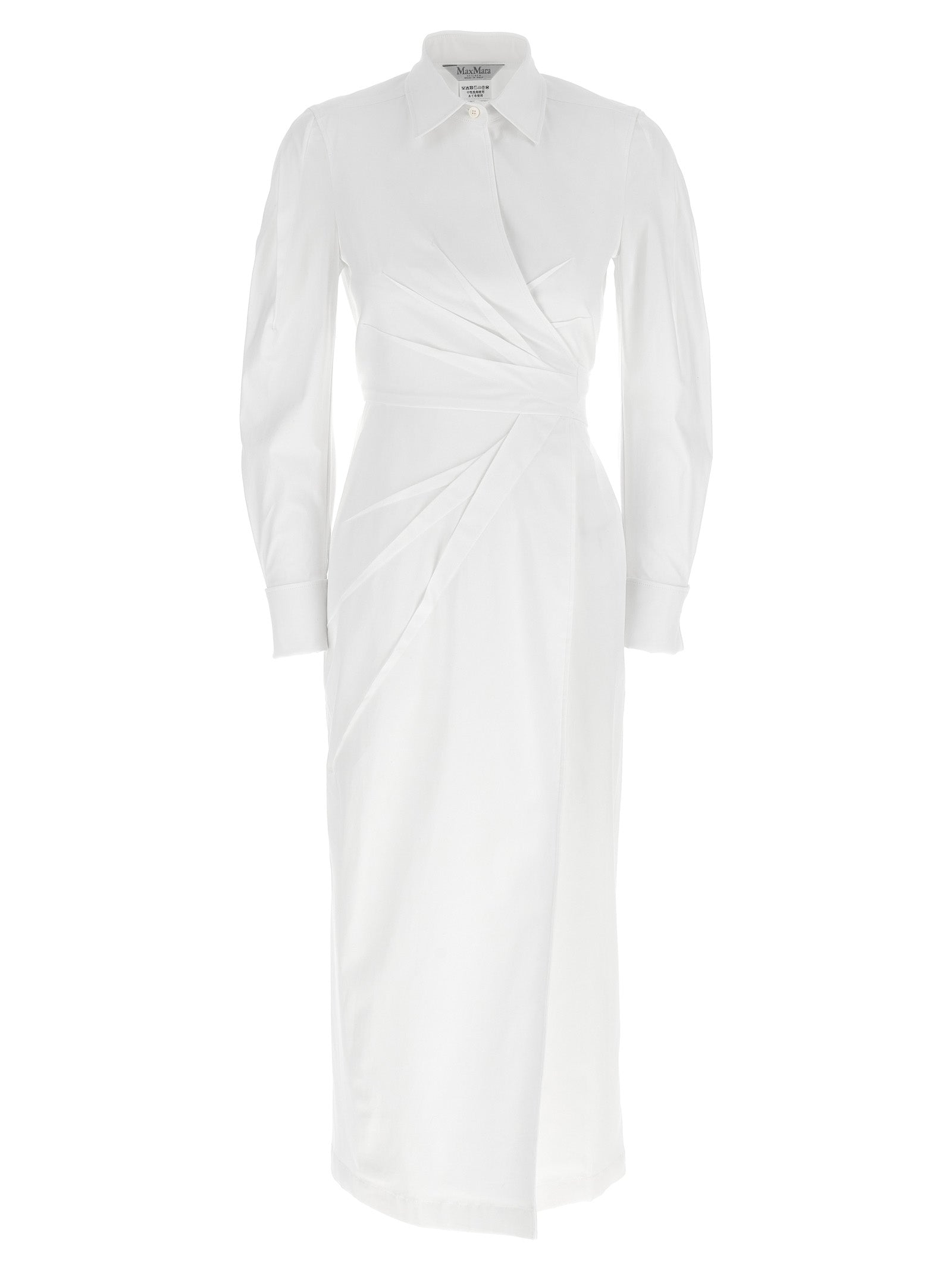 White Cotton Long Dress